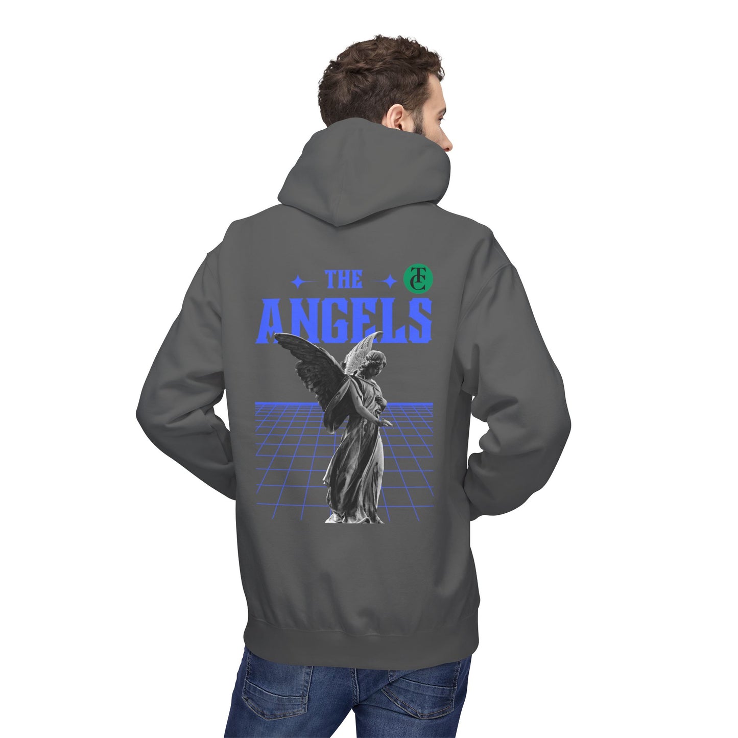 Angels Graphic Hoodie -Midweight Softstyle Fleece for Casual Comfort