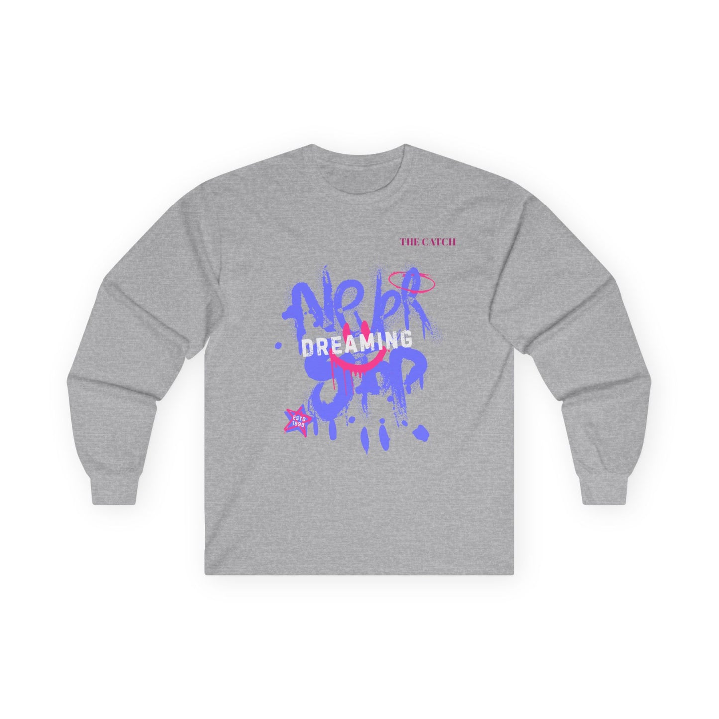 Dreaming Graphic Long Sleeve Tee - Casual Streetwear Top