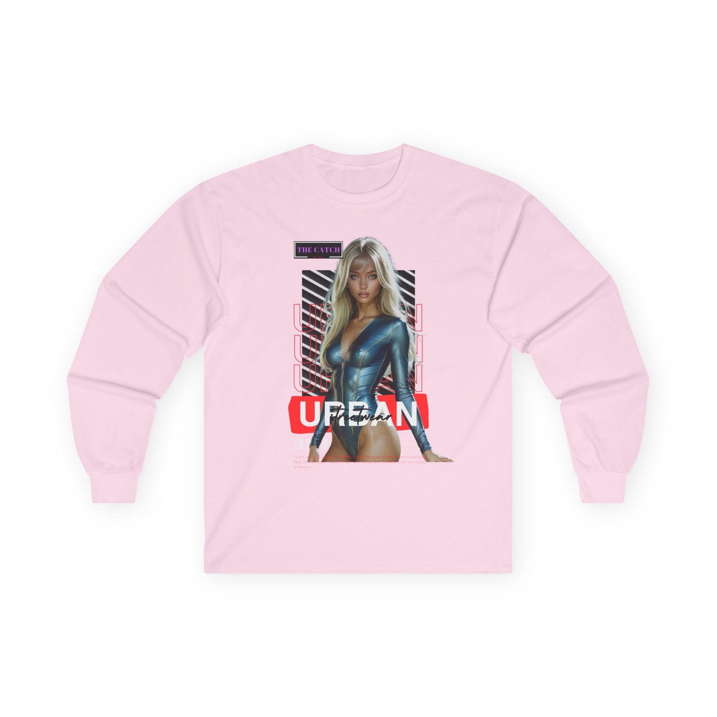 Urban Style Long Sleeve Tee - Trendy Fashion Graphic Shirt - THE CATCH