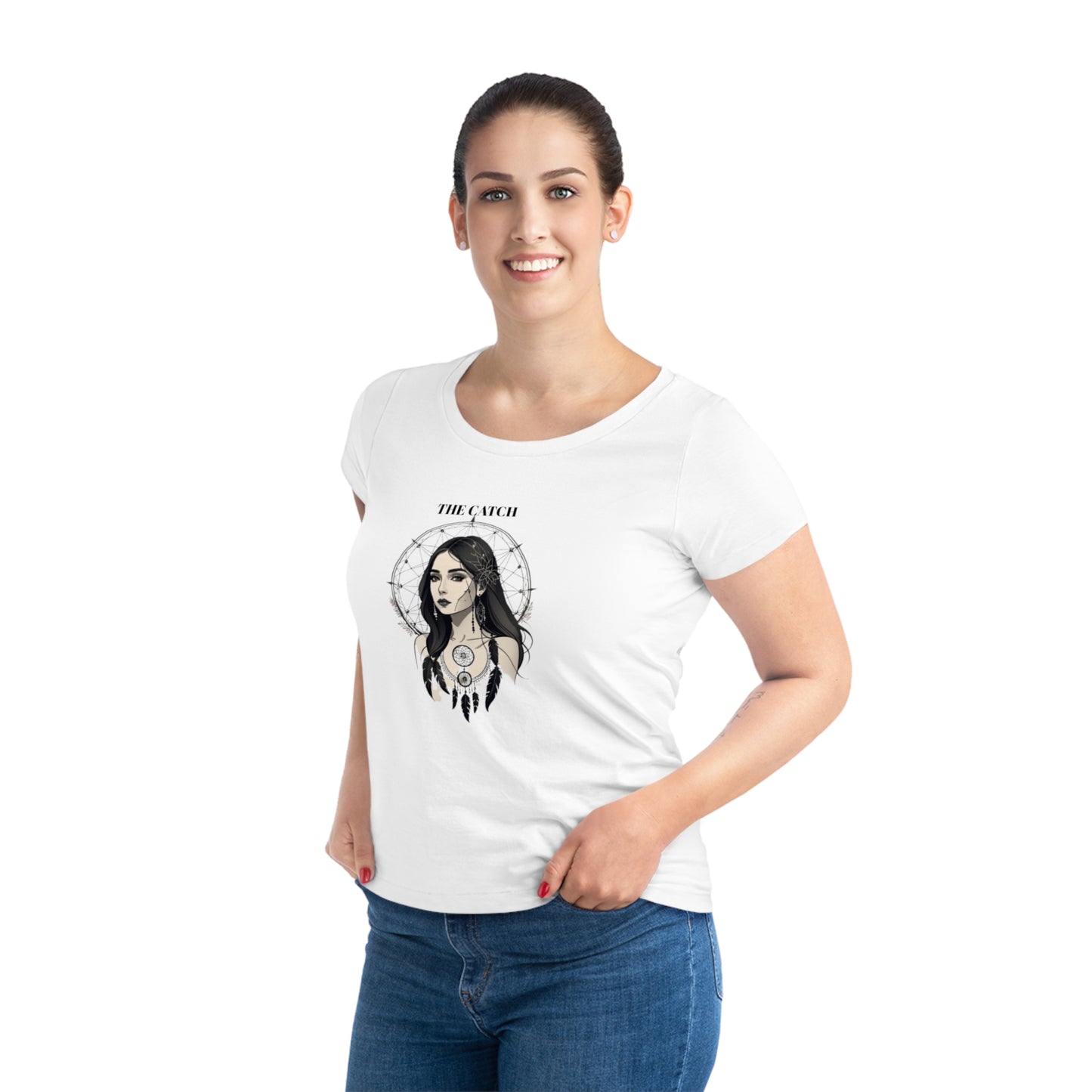 Dream Catcher Women's Jazzer T-Shirt - Bohemian Style Graphic Tee - THE CATCH