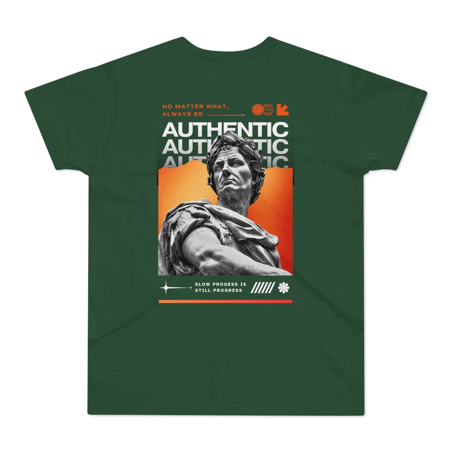Men's Orange T-Shirt with 'The Catch' and Authentic Design - Perfect for Casual Wear & Gifts