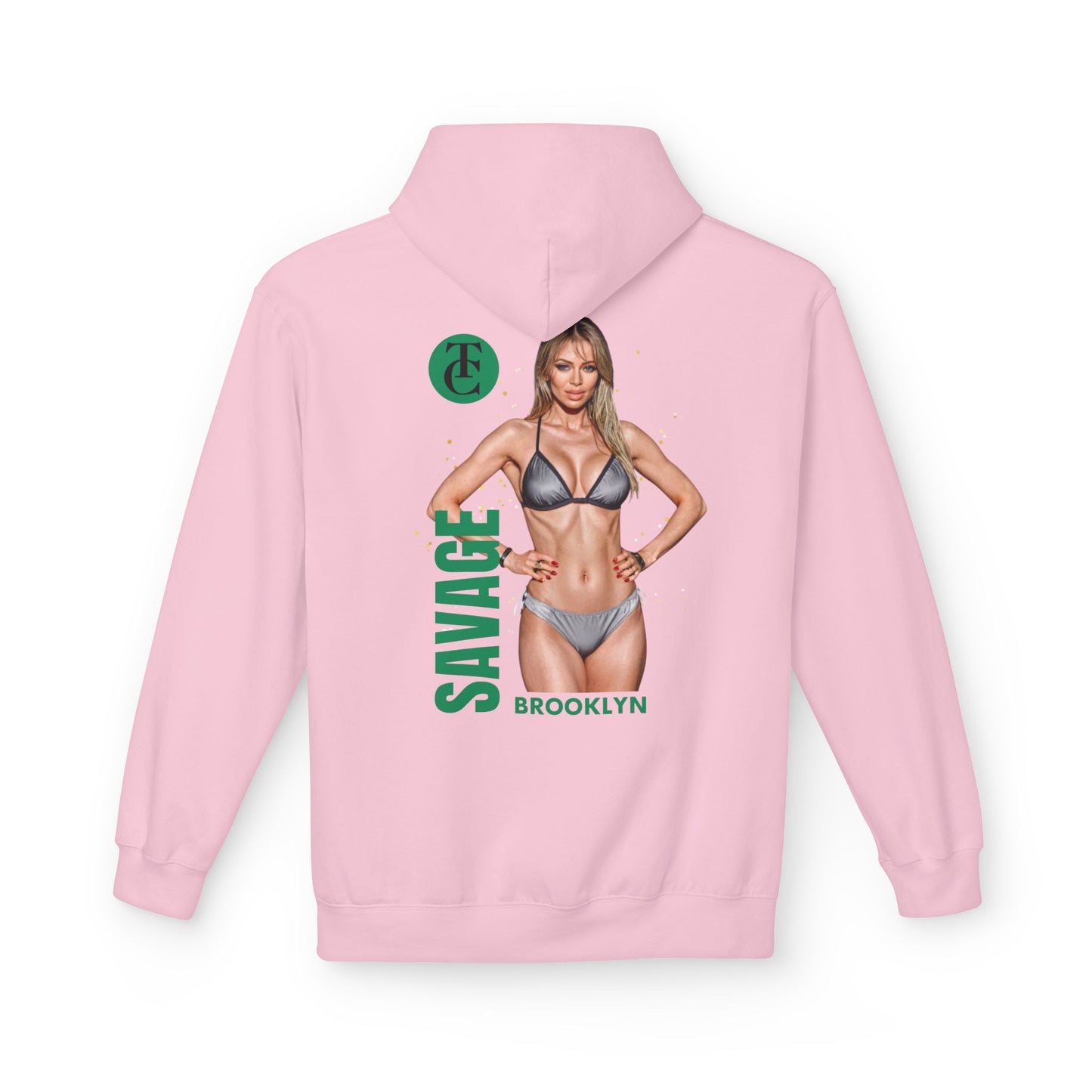 Savage Brooklyn Midweight Fleece Hoodie - Casual Streetwear Fashion