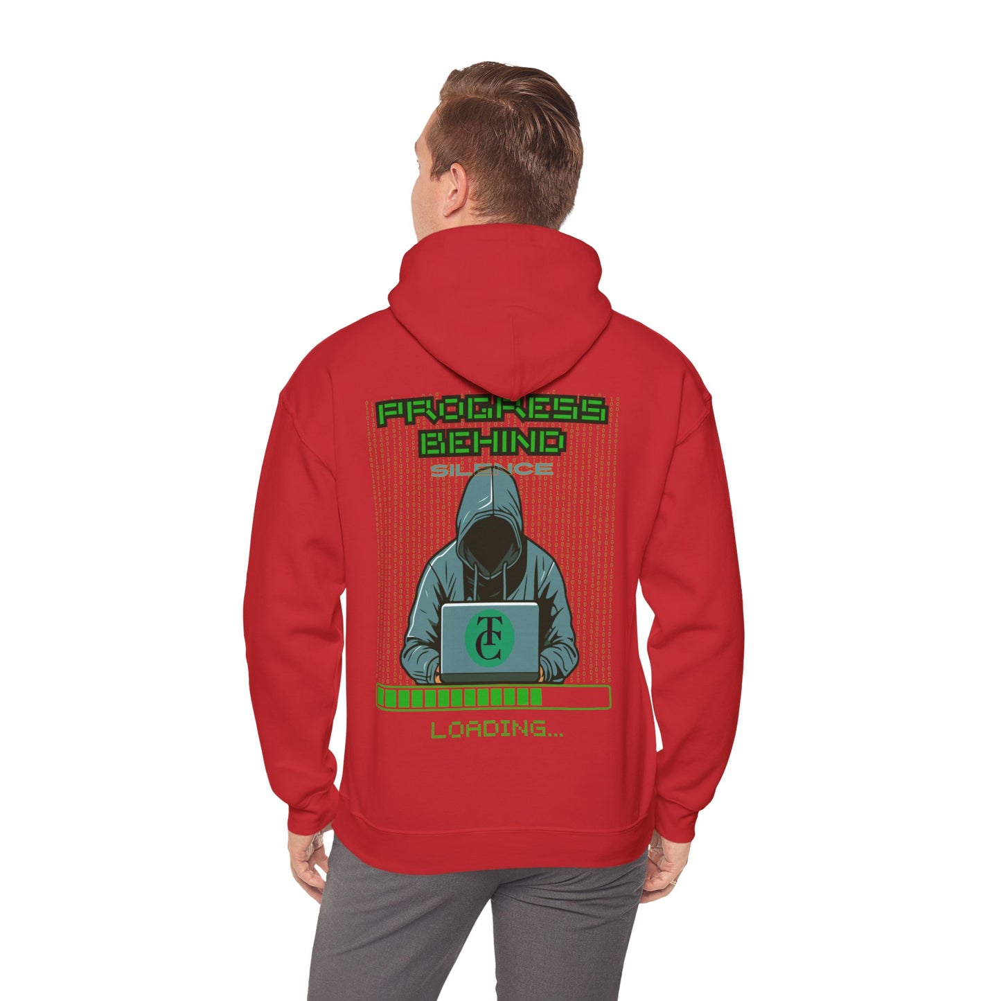 Tech-Inspired Heavy Blend Hoodie, Perfect for Gamers, Casual Wear, Unique Gift, Cozy Sweatshirt for Tech Lovers