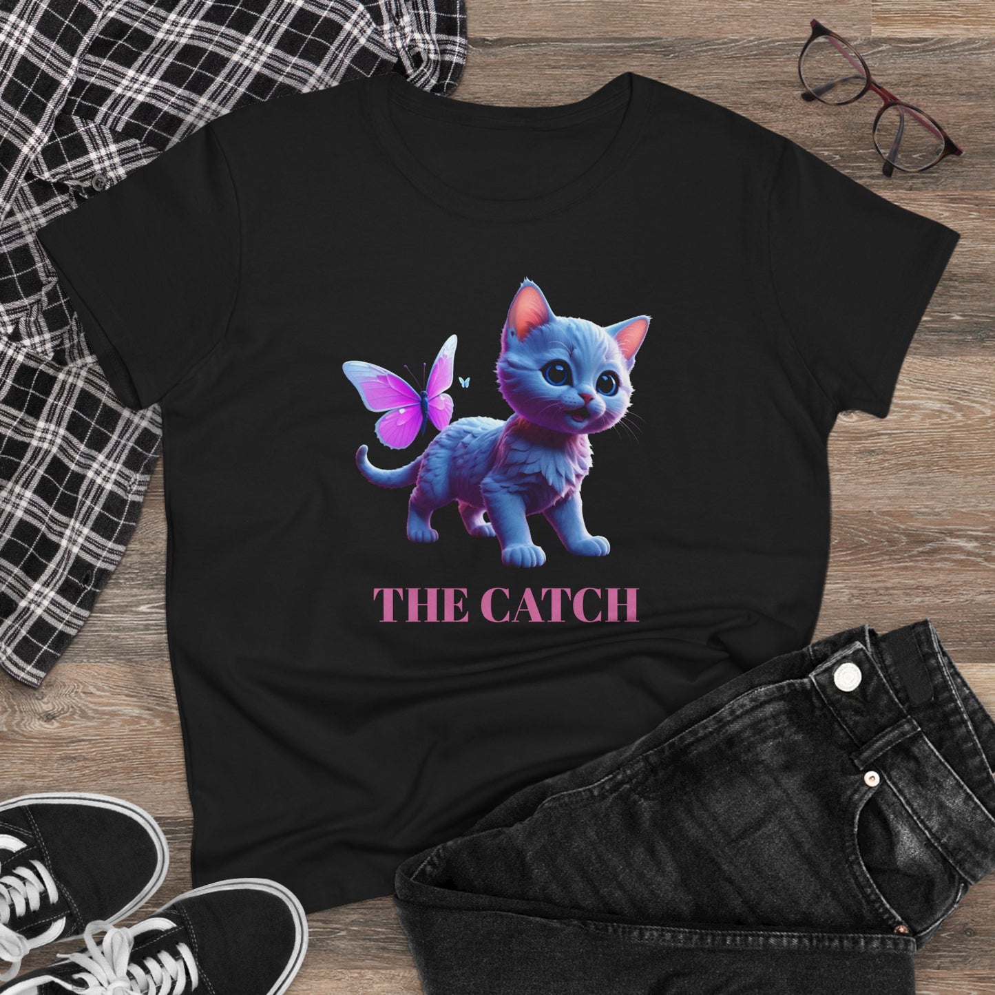 Women's Midweight Cotton Tee - THE CATCH