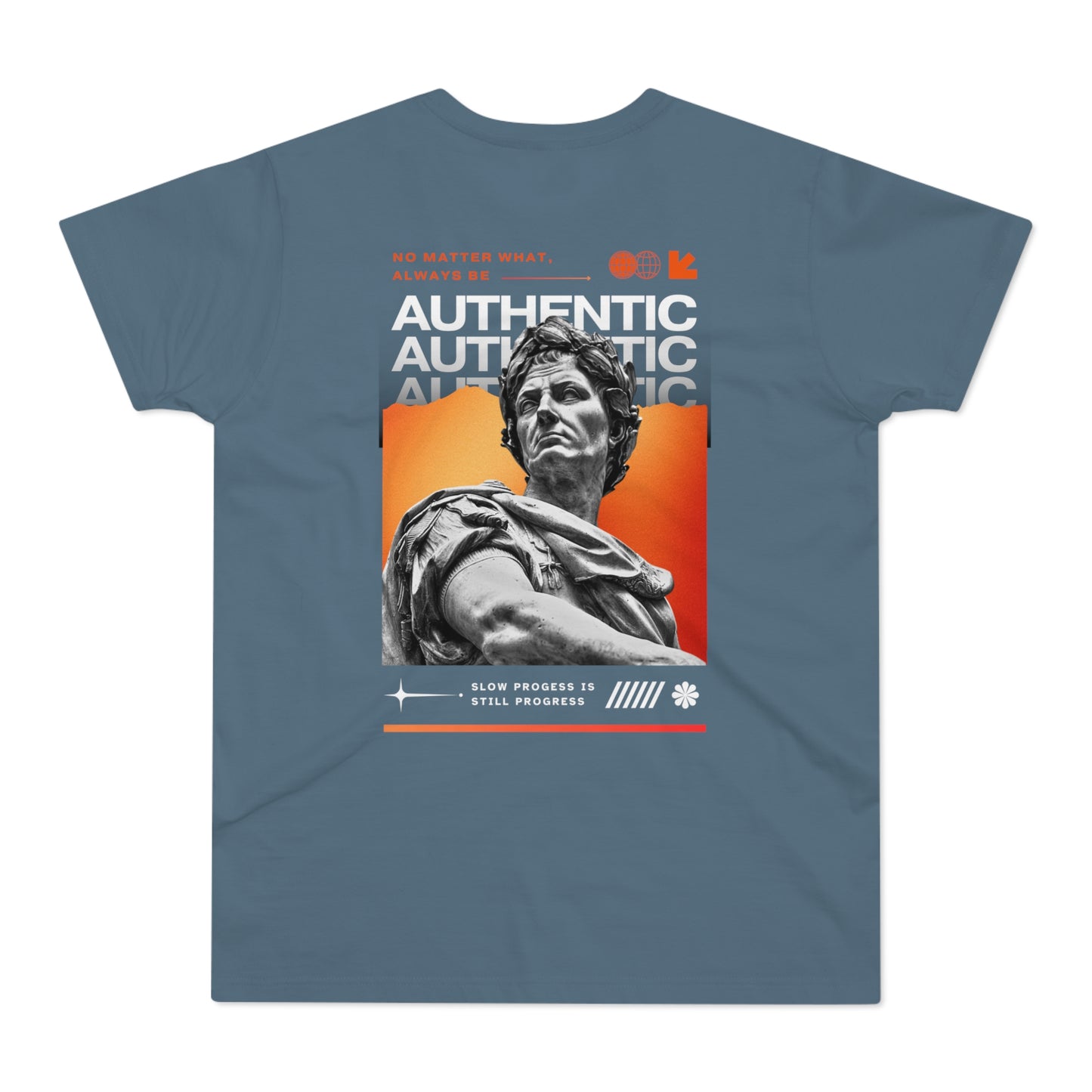 Men's Orange T-Shirt with 'The Catch' and Authentic Design - Perfect for Casual Wear & Gifts