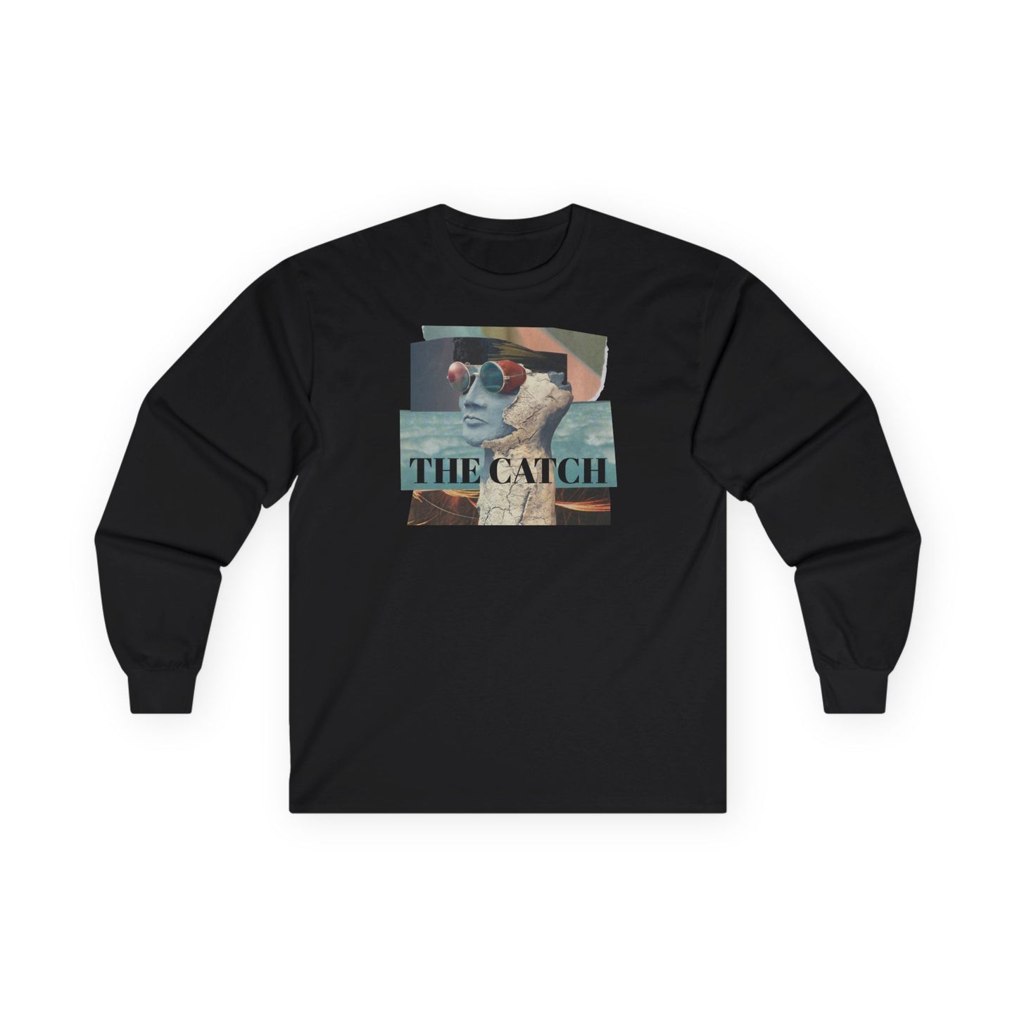 The Catch Long Sleeve Tee – Ultra Cotton Tee with Unique Graphic Design - THE CATCH