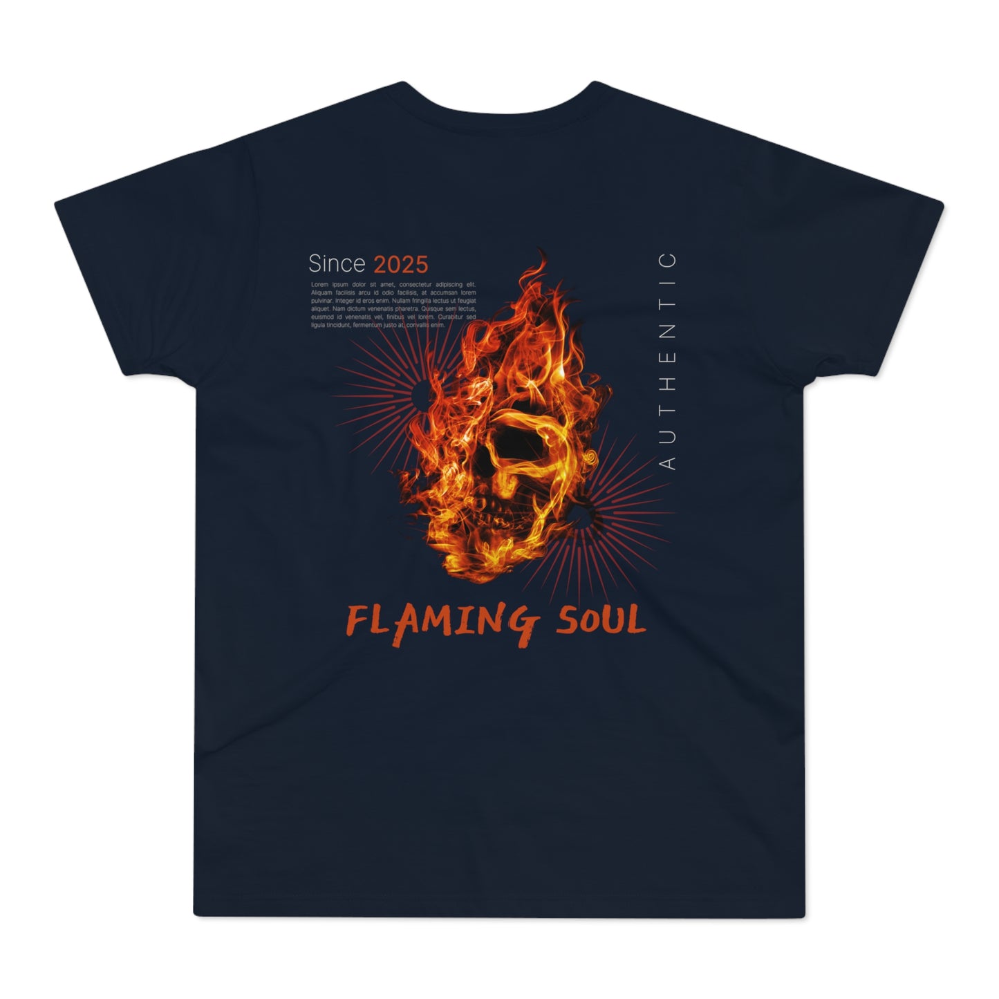 Flaming Soul T-Shirt - The Catch Graphic Tee for Bold Fashion
