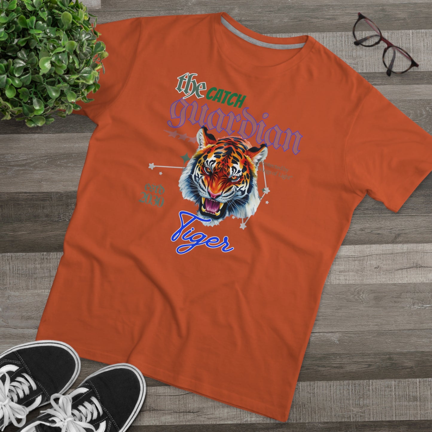Men's Modern-fit Tiger Graphic Tee - The Catch Guardian 2030 - THE CATCH