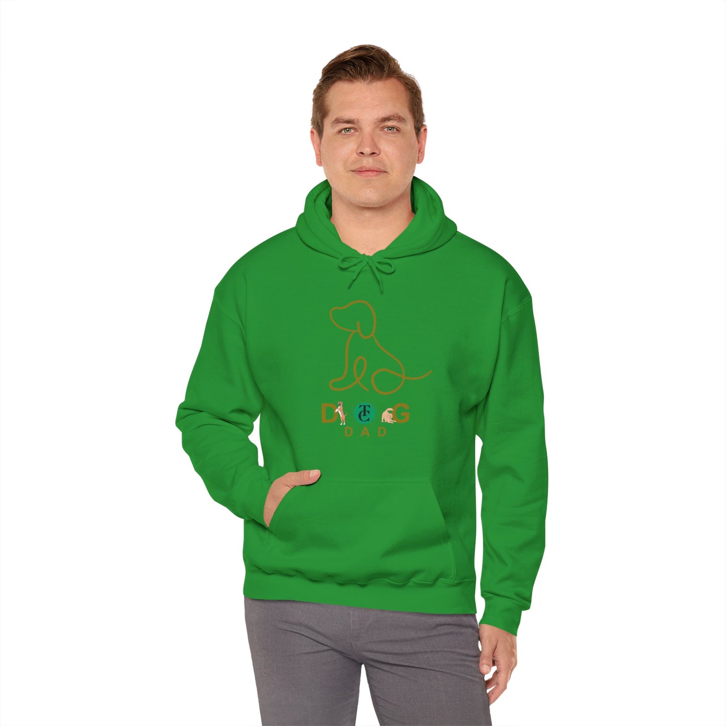 Dog Dad Hoodie - Cozy Gift for Pet Lovers, Casual Wear, Dog Enthusiast Apparel, Father's Day, Birthday Gift