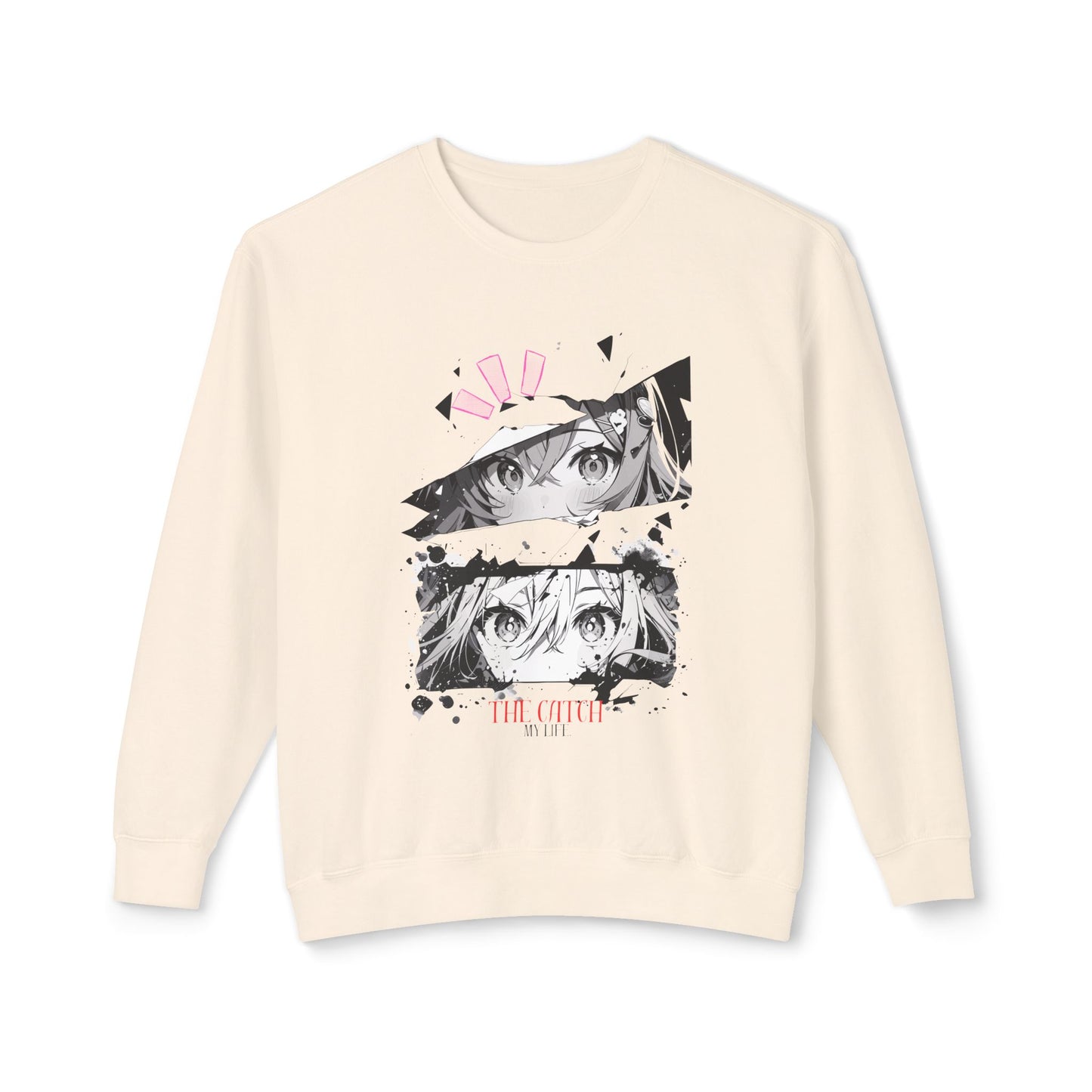 Anime Graphic Women's Lightweight Crewneck Sweatshirt - Perfect Gift for Fans