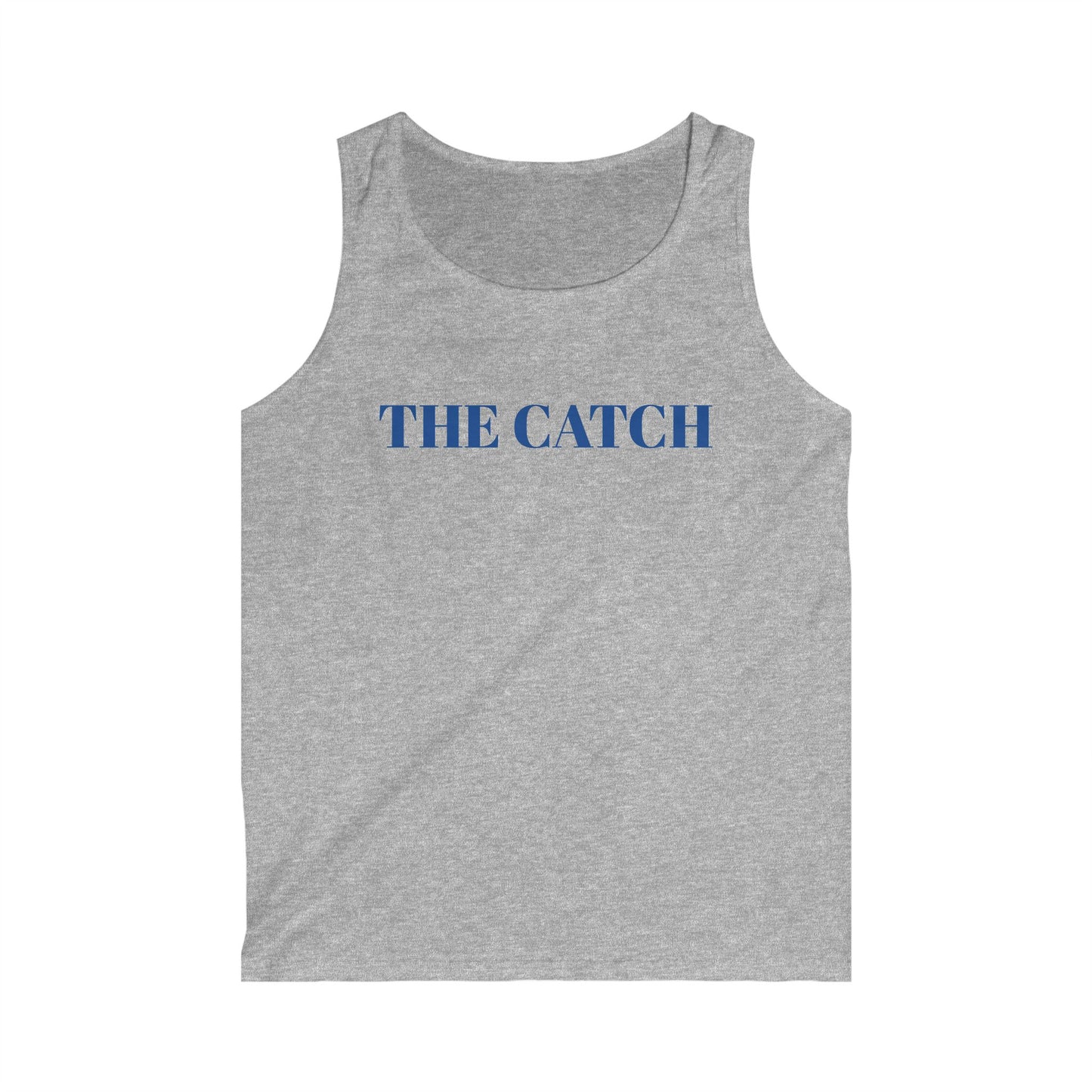 Men's Softstyle Tank Top - "The Catch" Graphic Tee for Summer Adventures