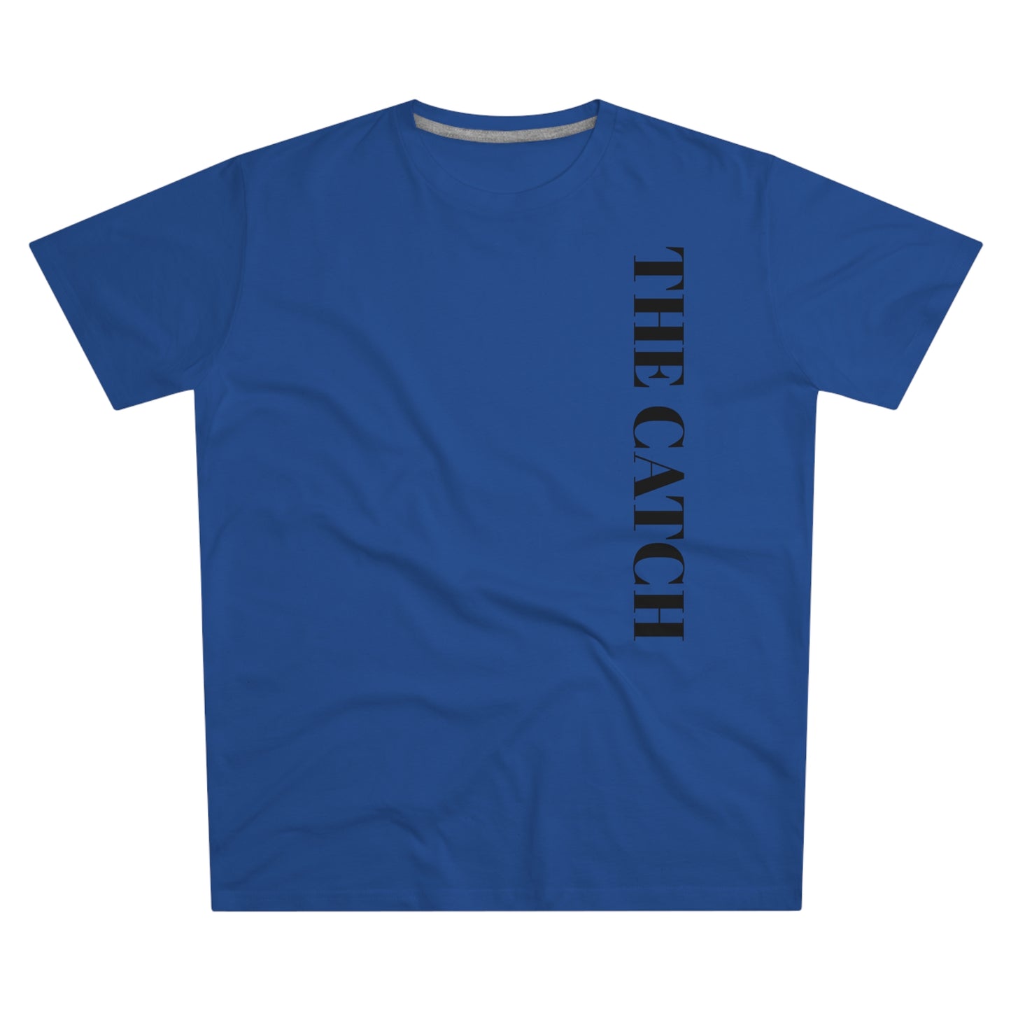 Urban Fashion Men's Modern-fit Tee - 'THE CATCH' Graphic Shirt for Trendsetters - THE CATCH