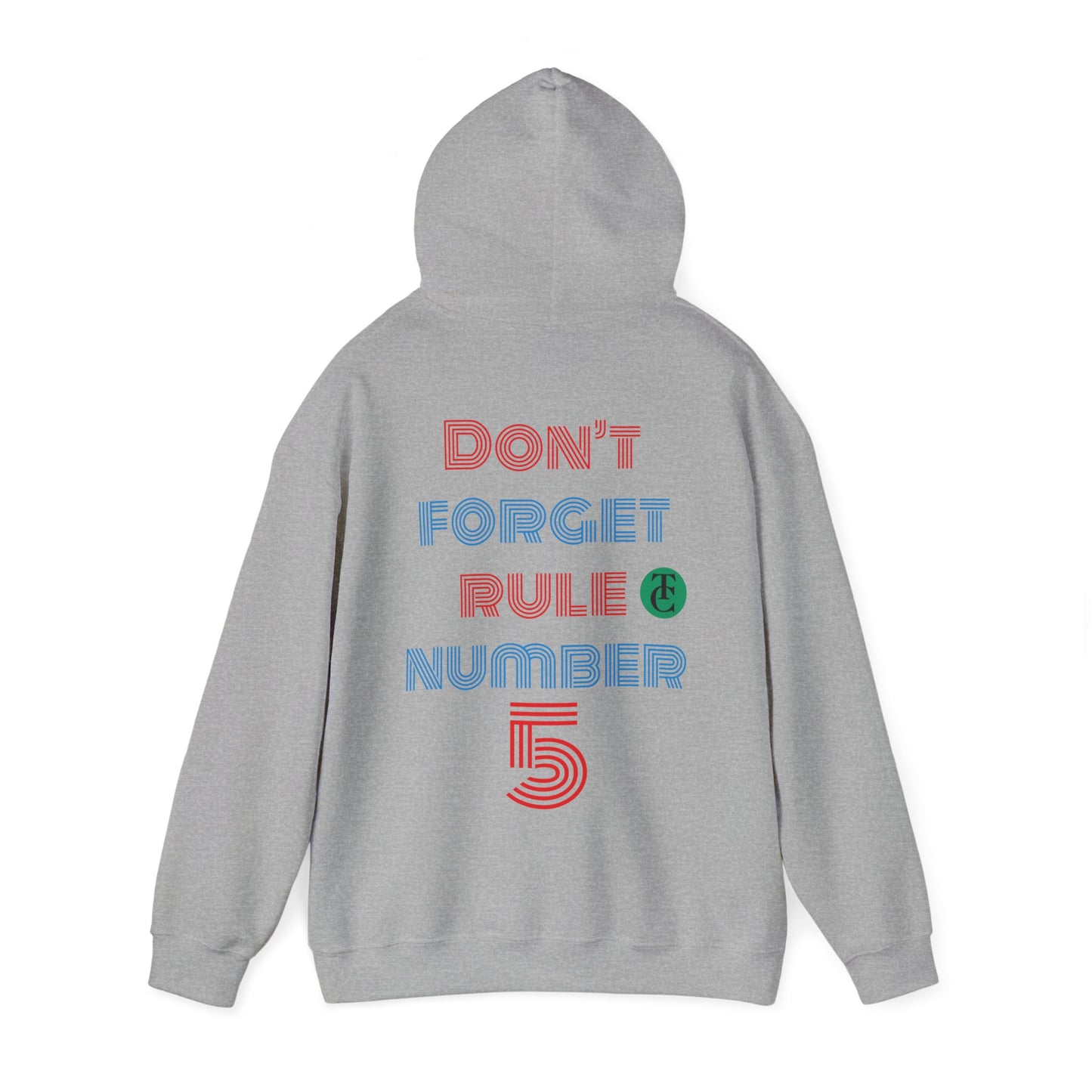 Stylish Reminder Hoodie - Perfect Gift for Friends, Casual Wear, Rule Number 5, Cozy Sweatshirt, Laid-back Fashion