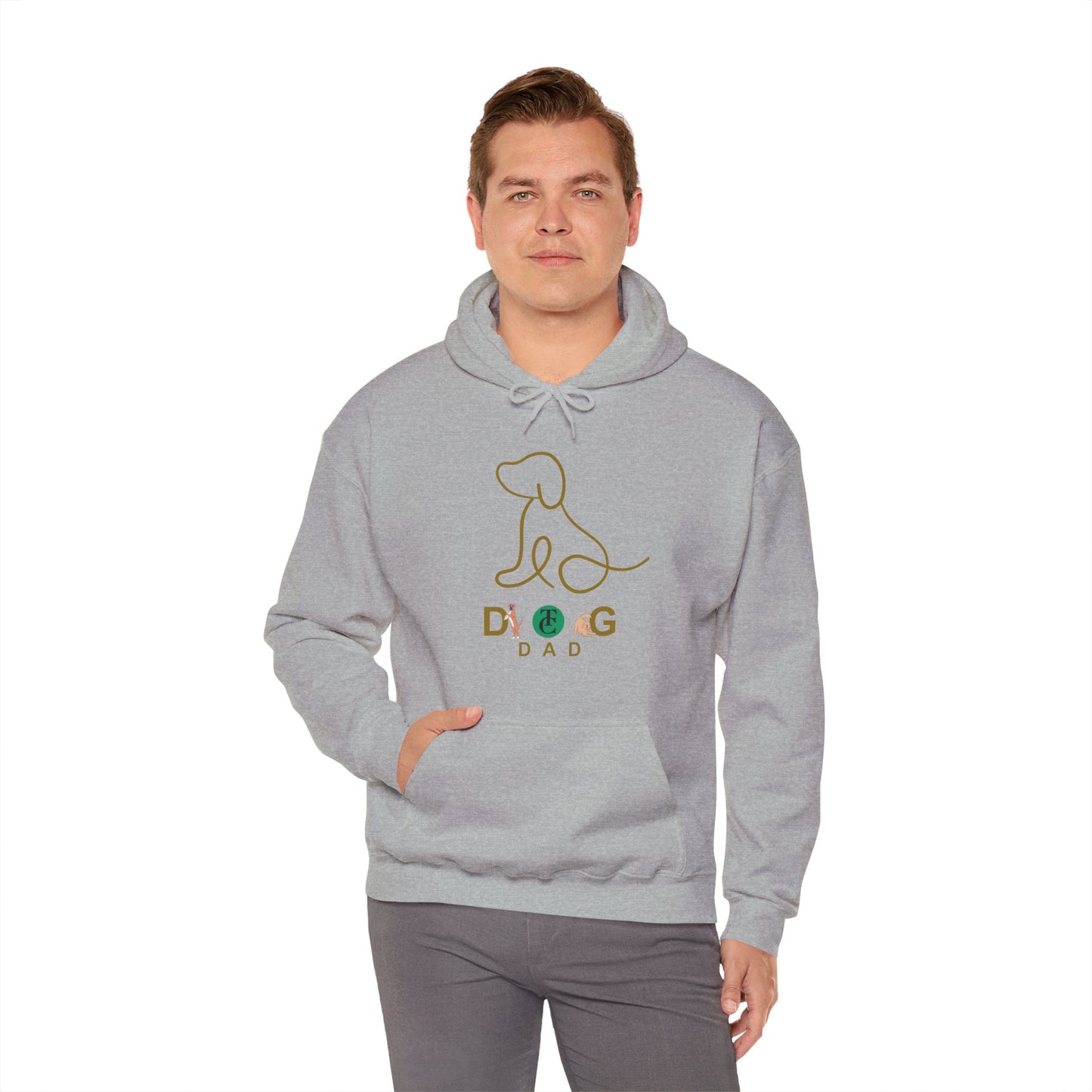 Dog Dad Hoodie - Cozy Gift for Pet Lovers, Casual Wear, Dog Enthusiast Apparel, Father's Day, Birthday Gift