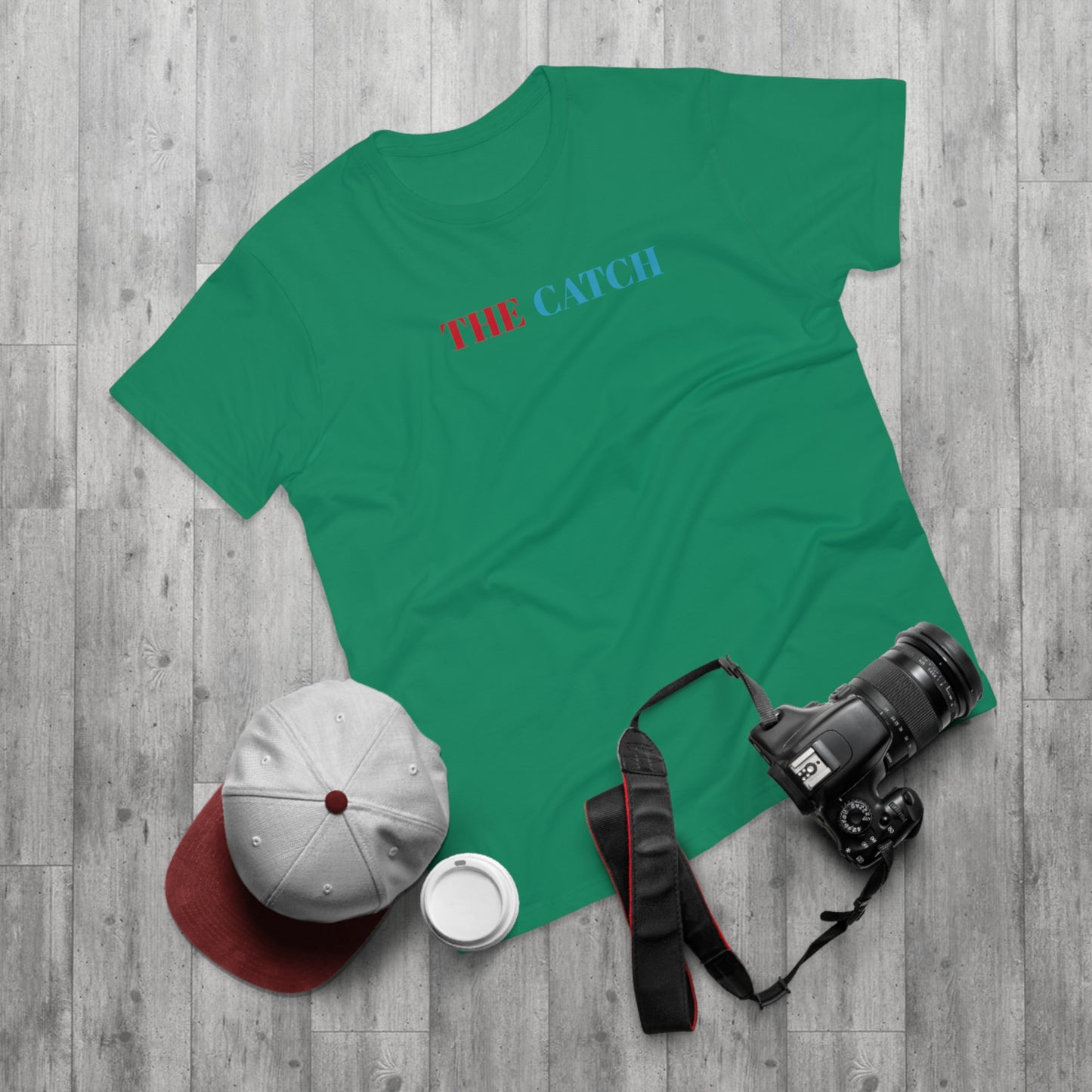 Men's Graphic T-Shirt - "The Catch" with Skull Design