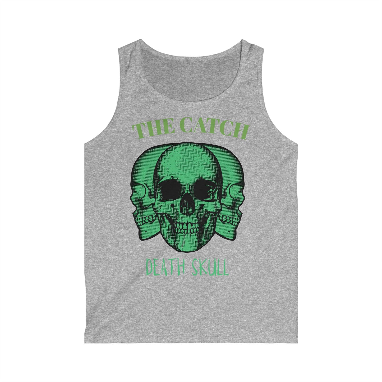 Men's Softstyle Tank Top - The Catch Death Skull Graphic Tee