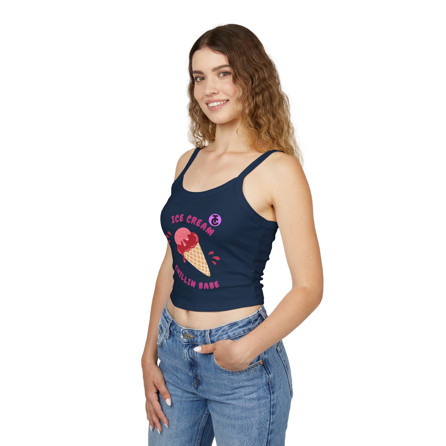 Ice Cream Chillin Babe Tank Top, Summer Fashion