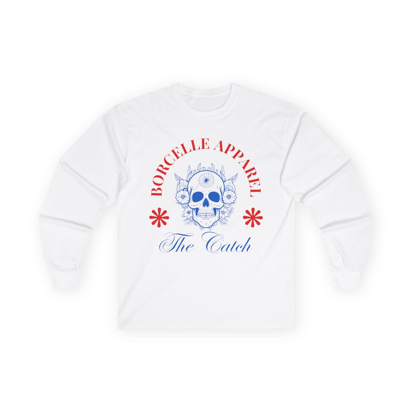 Borcelle Apparel Long Sleeve Tee - The Catch Skull Design - THE CATCH