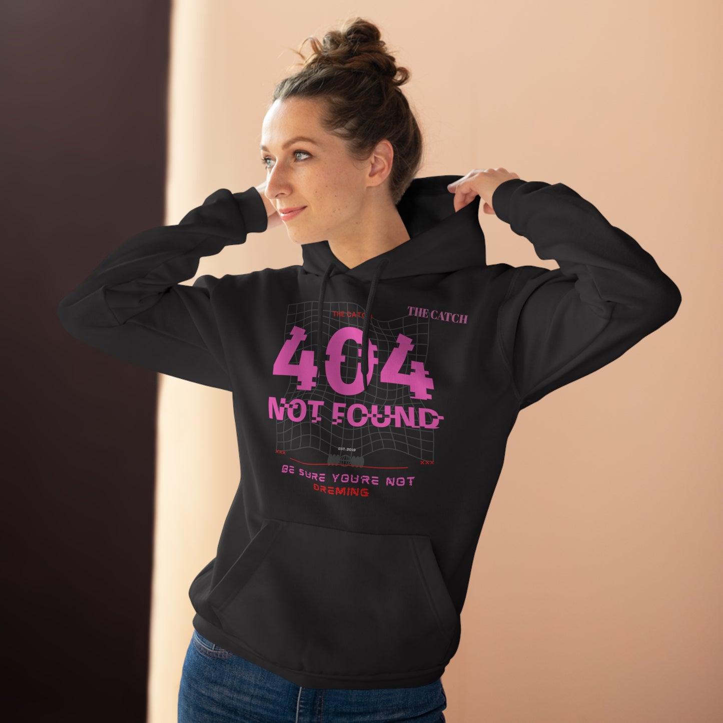 404 Not Found Pullover Hoodie - Stylish Tech-Inspired Streetwear - THE CATCH