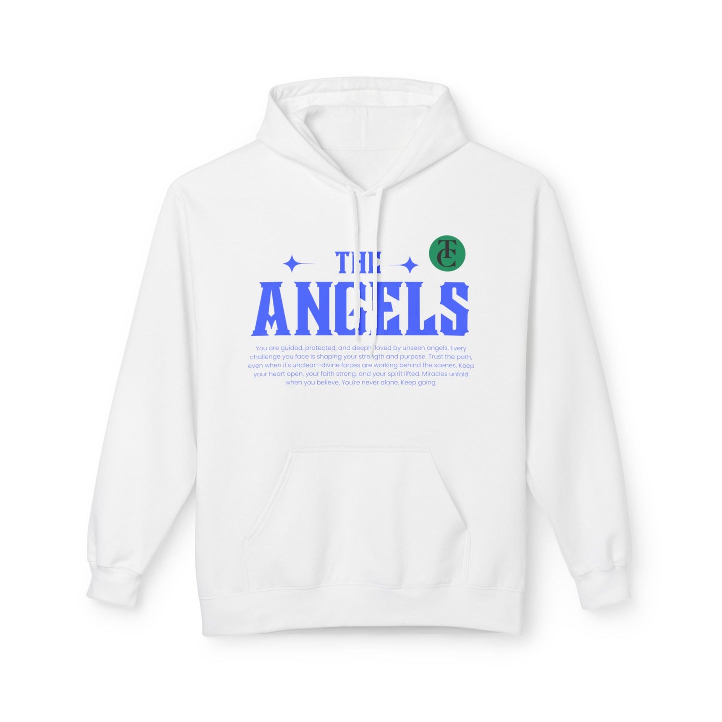 Angels Graphic Hoodie -Midweight Softstyle Fleece for Casual Comfort - THE CATCH