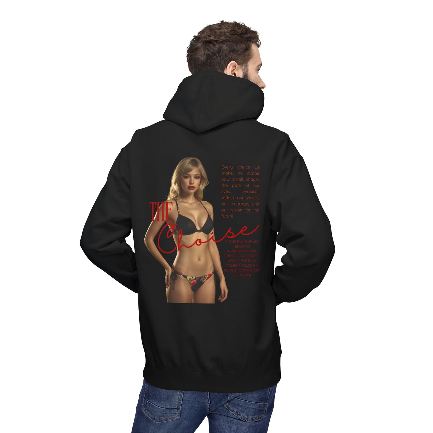 Stylish Fleece Hoodie with Unique Design, Cozy Streetwear, Gift for Him or Her, Casual Fashion, Perfect for Everyday Wear - THE CATCH