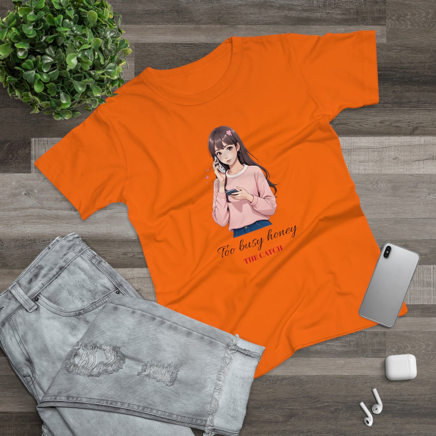 Too Busy Honey Graphic T-Shirt for Women - Cute Casual Top - THE CATCH