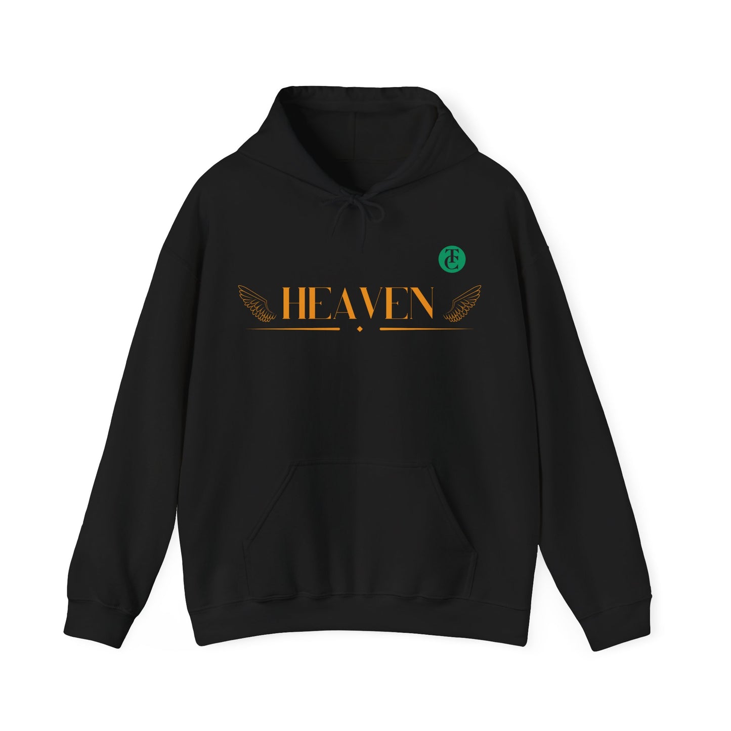 Heavenly Black Hoodie, Cozy Sweatshirt for All Seasons, Gift for Friends, Comfortable Layering, Casual Streetwear - THE CATCH