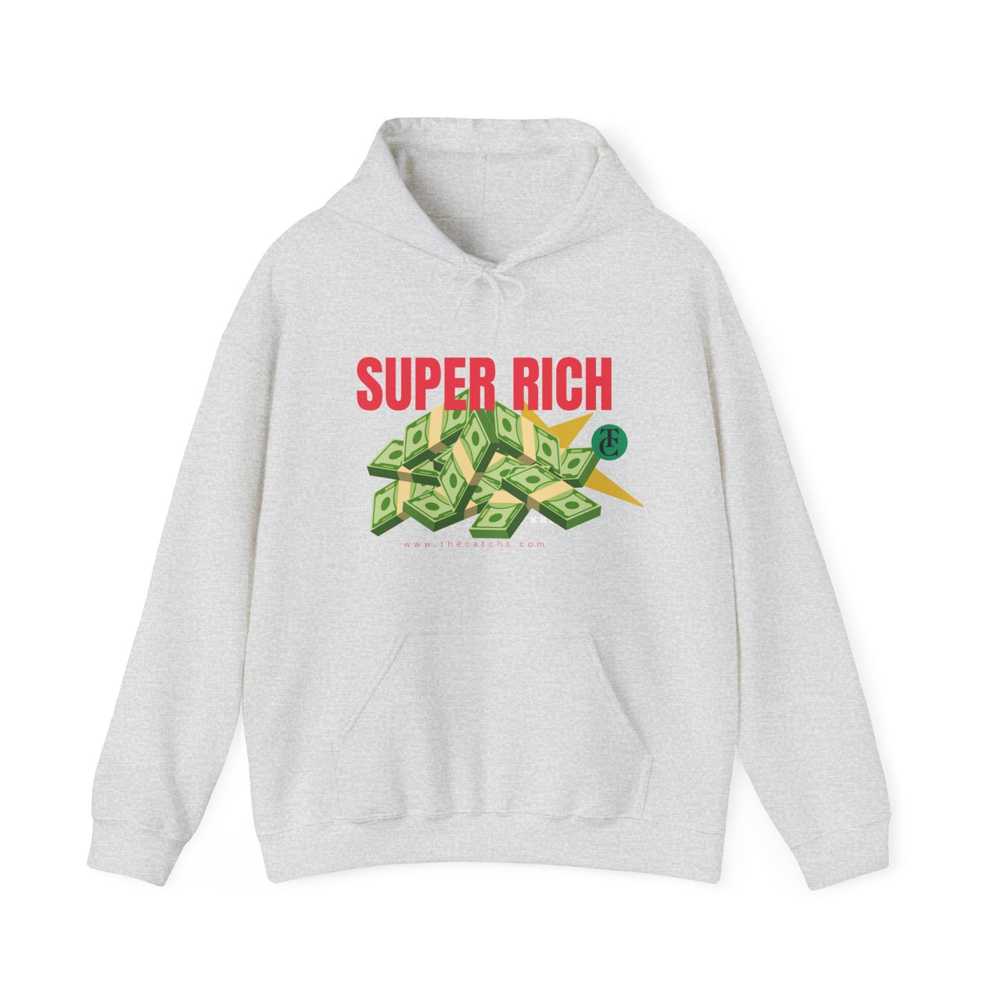 Super Rich Hoodie: Casual, Trendy Sweatshirt for Wealth Enthusiasts, Perfect Gift for Birthdays, Graduations, Holidays - THE CATCH