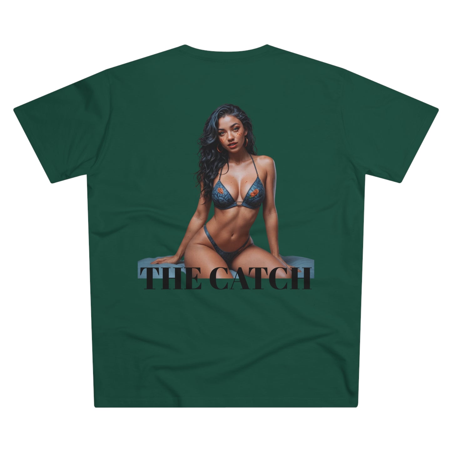 Men's Modern-Fit Tee - Stylish Casual Tee with "THE CATCH" Design