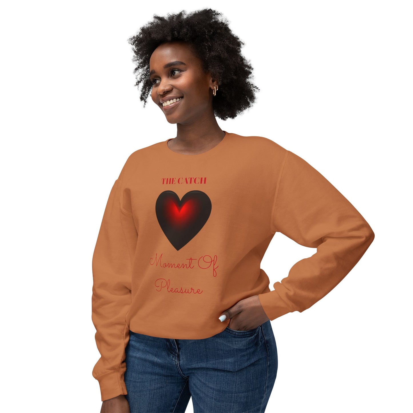 Woman's Lightweight Crewneck Sweatshirt - THE CATCH