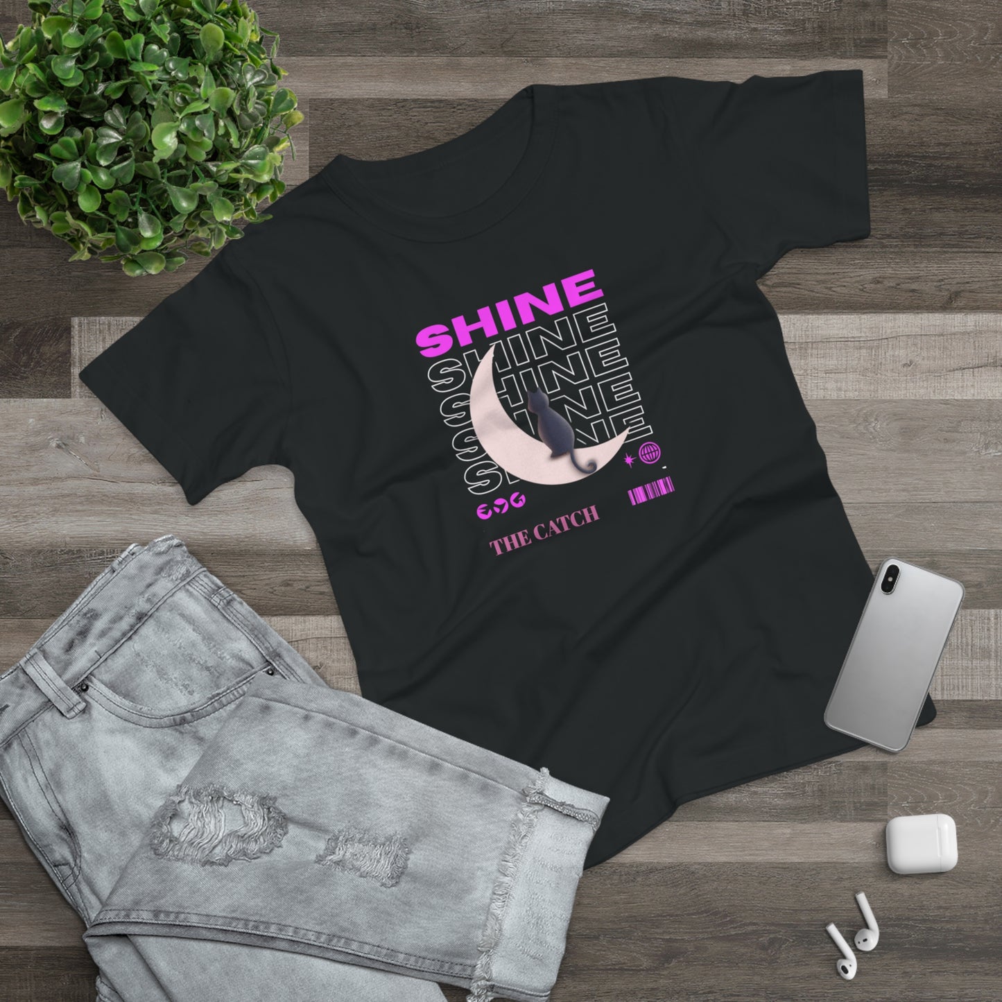 Shine Women's T-Shirt - Trendy Graphic Tee for Everyday Style - THE CATCH