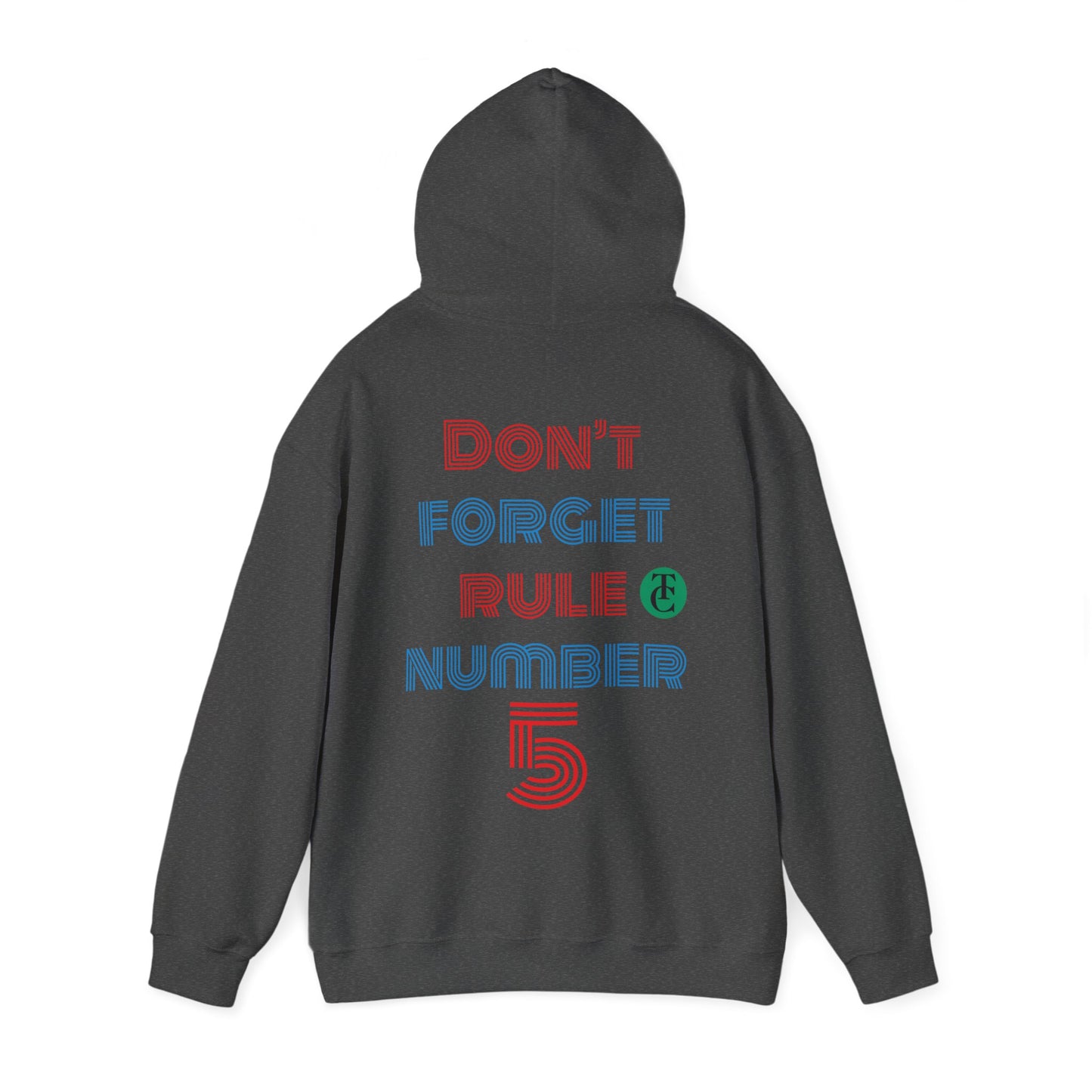Stylish Reminder Hoodie - Perfect Gift for Friends, Casual Wear, Rule Number 5, Cozy Sweatshirt, Laid-back Fashion
