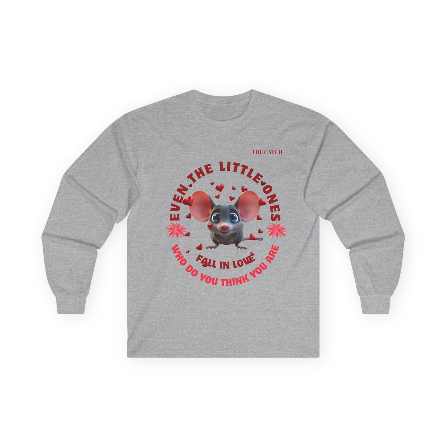 Cute Mouse Love Long Sleeve Tee - Perfect Gift for Animal Lovers
