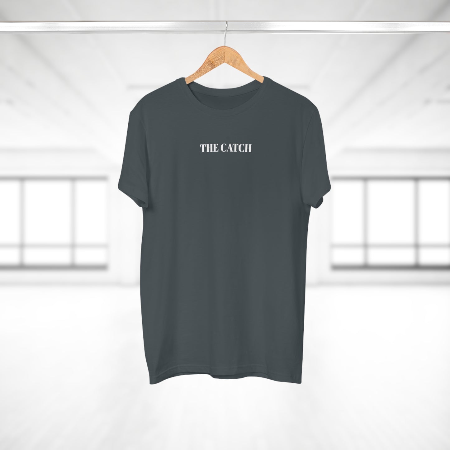 Men's Orange T-Shirt with 'The Catch' and Authentic Design - Perfect for Casual Wear & Gifts