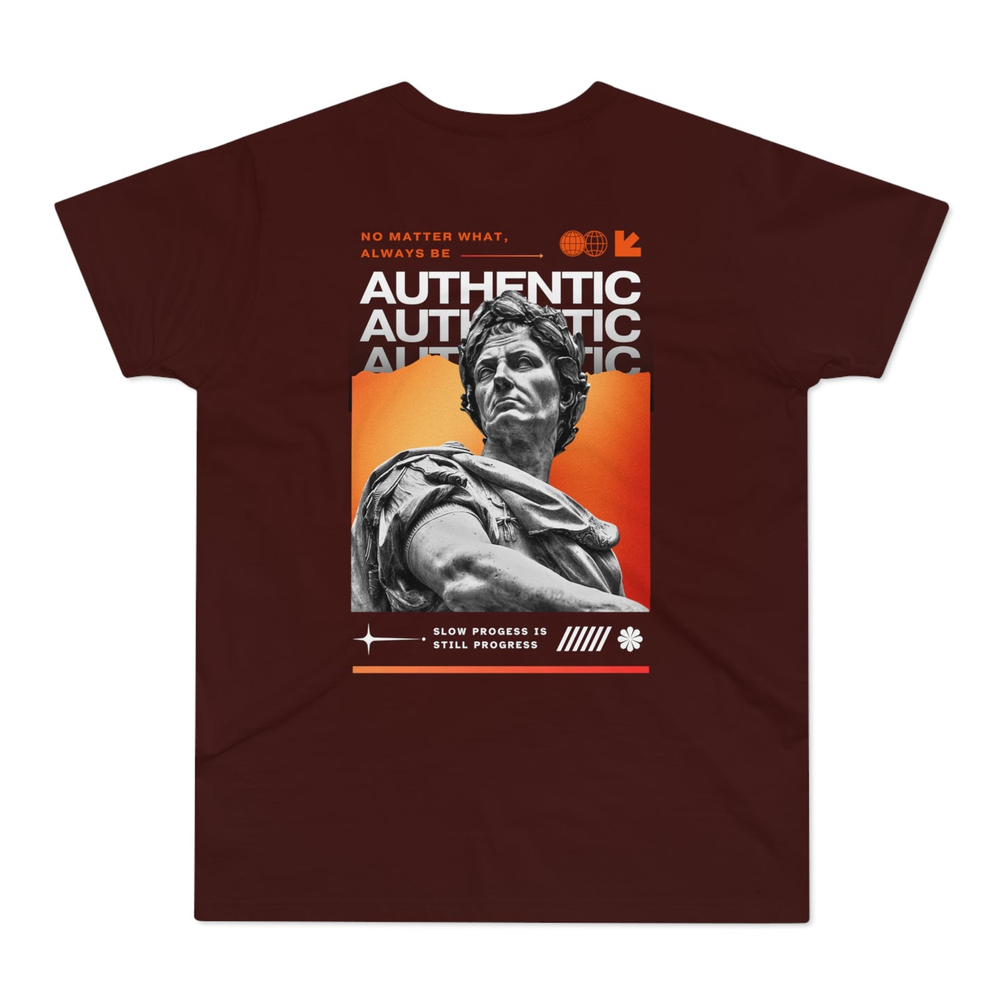 Men's Orange T-Shirt with 'The Catch' and Authentic Design - Perfect for Casual Wear & Gifts