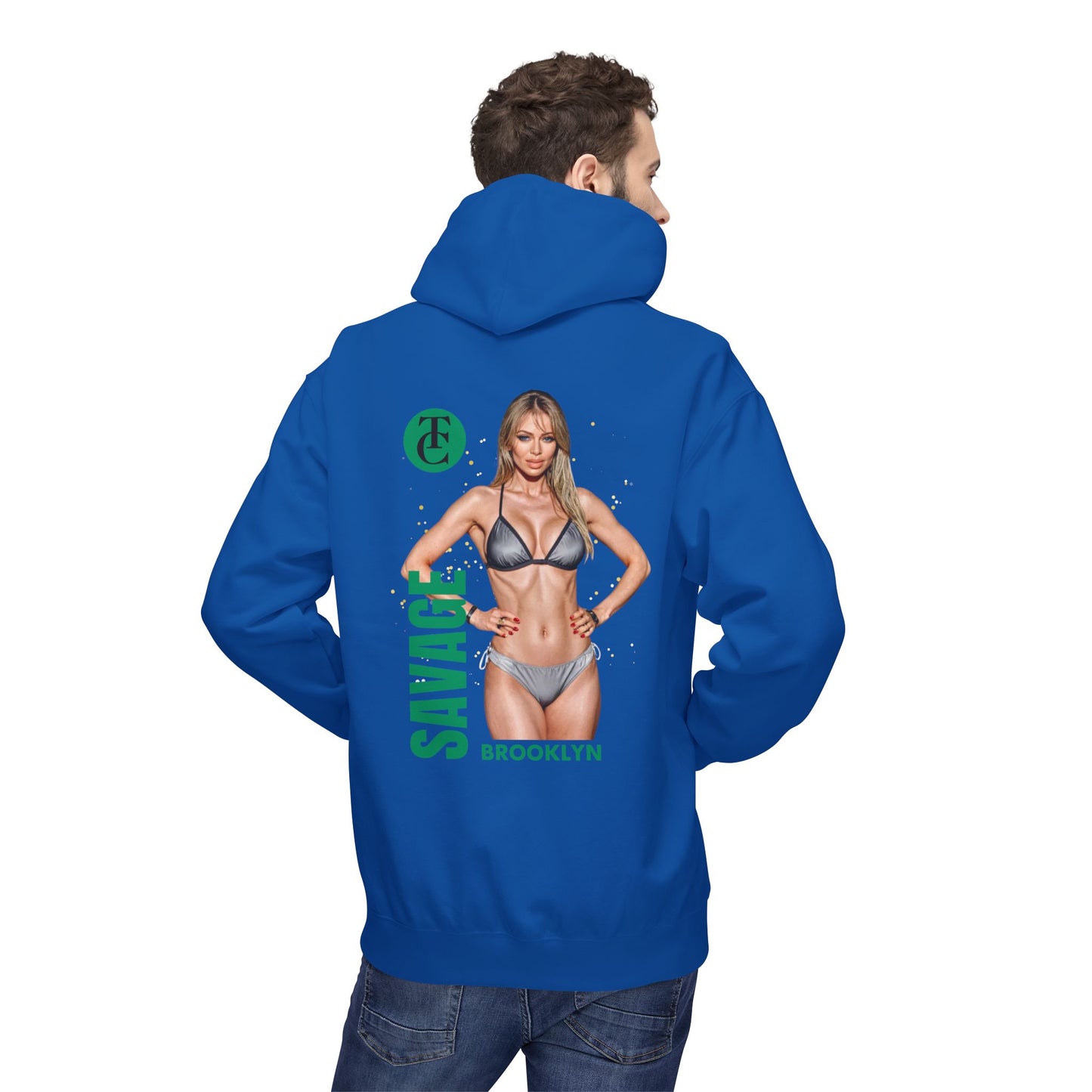 Savage Brooklyn Midweight Fleece Hoodie - Casual Streetwear Fashion