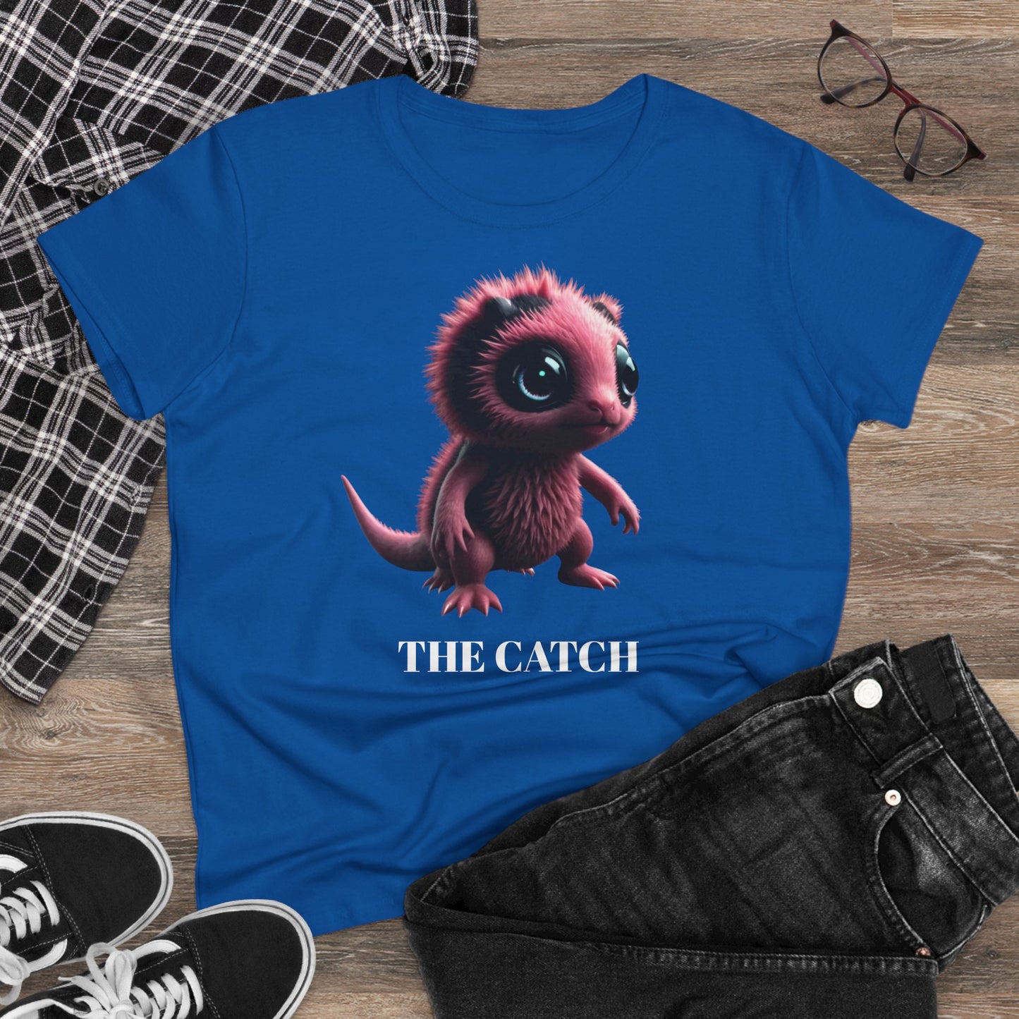 Women's Midweight Cotton Tee - THE CATCH