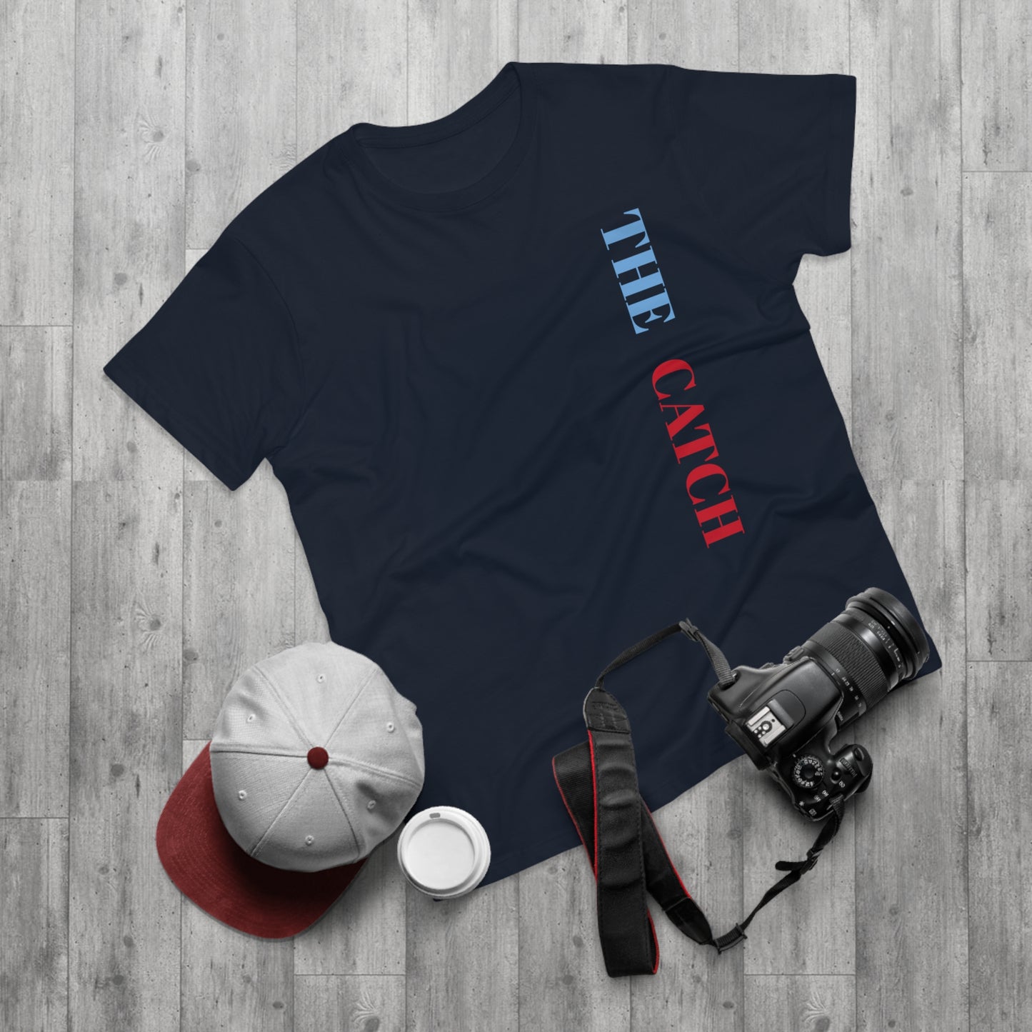 Men's Graphic T-Shirt - 'The Catch' Fallen Angel Design