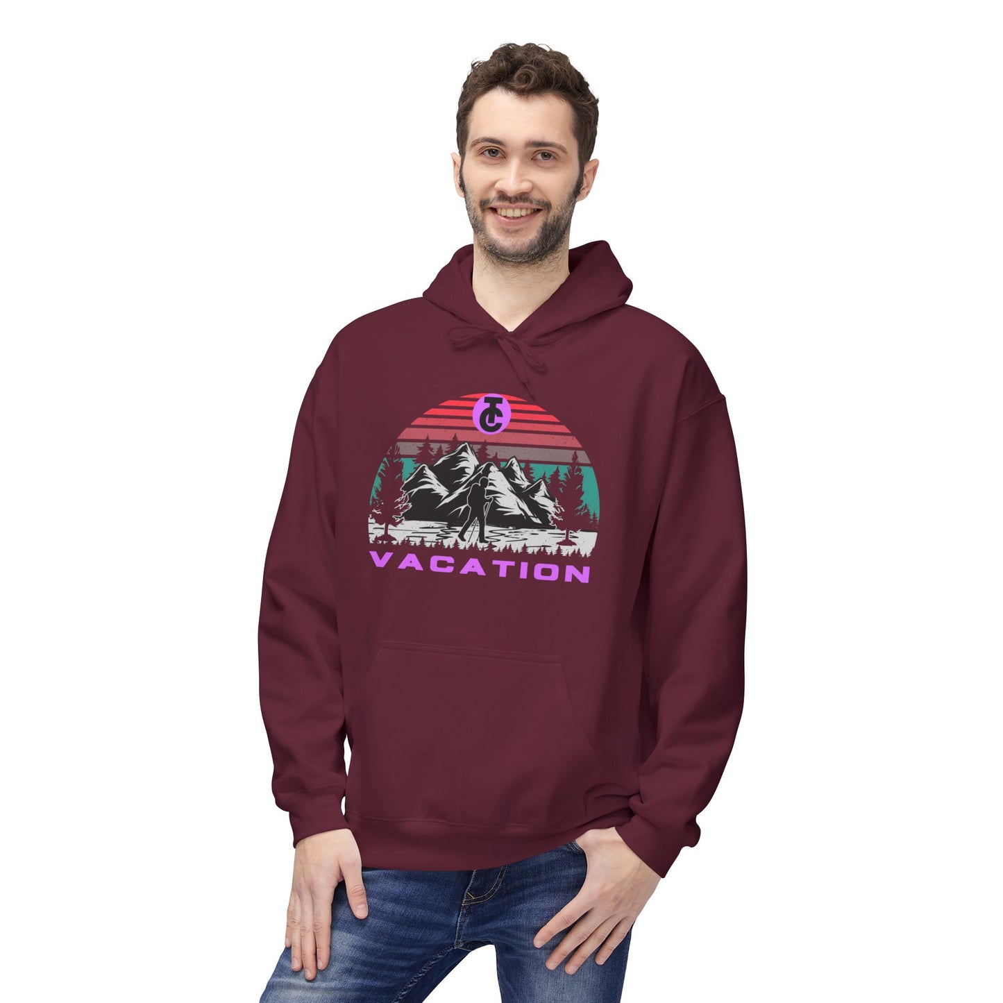 Vacation Vibes Fleece Hoodie - Softstyle - THE CATCH