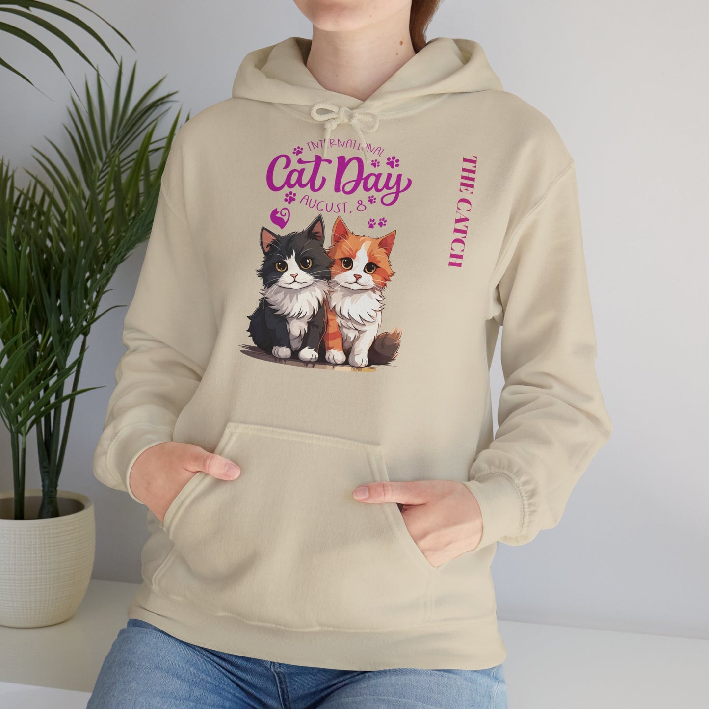 Cute Cat Day Hoodie - Celebrate Your Feline Friends!