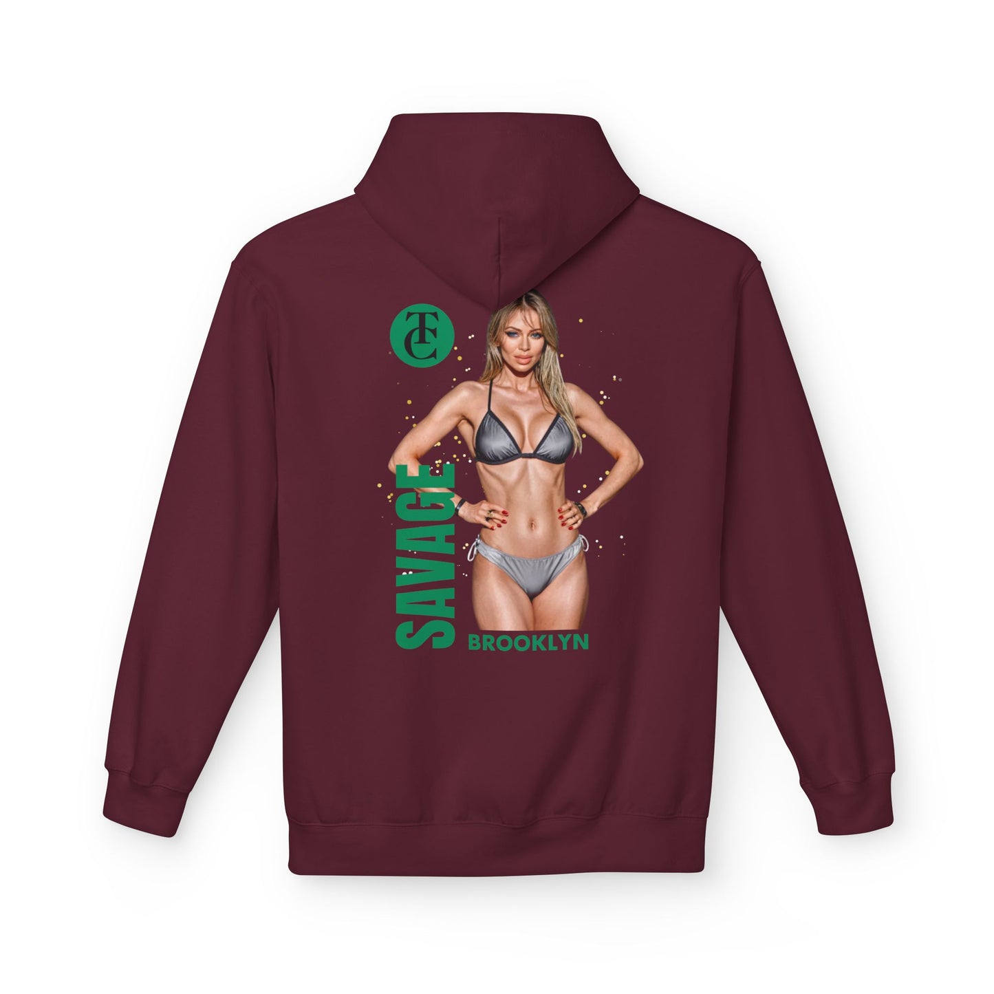 Savage Brooklyn Midweight Fleece Hoodie - Casual Streetwear Fashion - THE CATCH