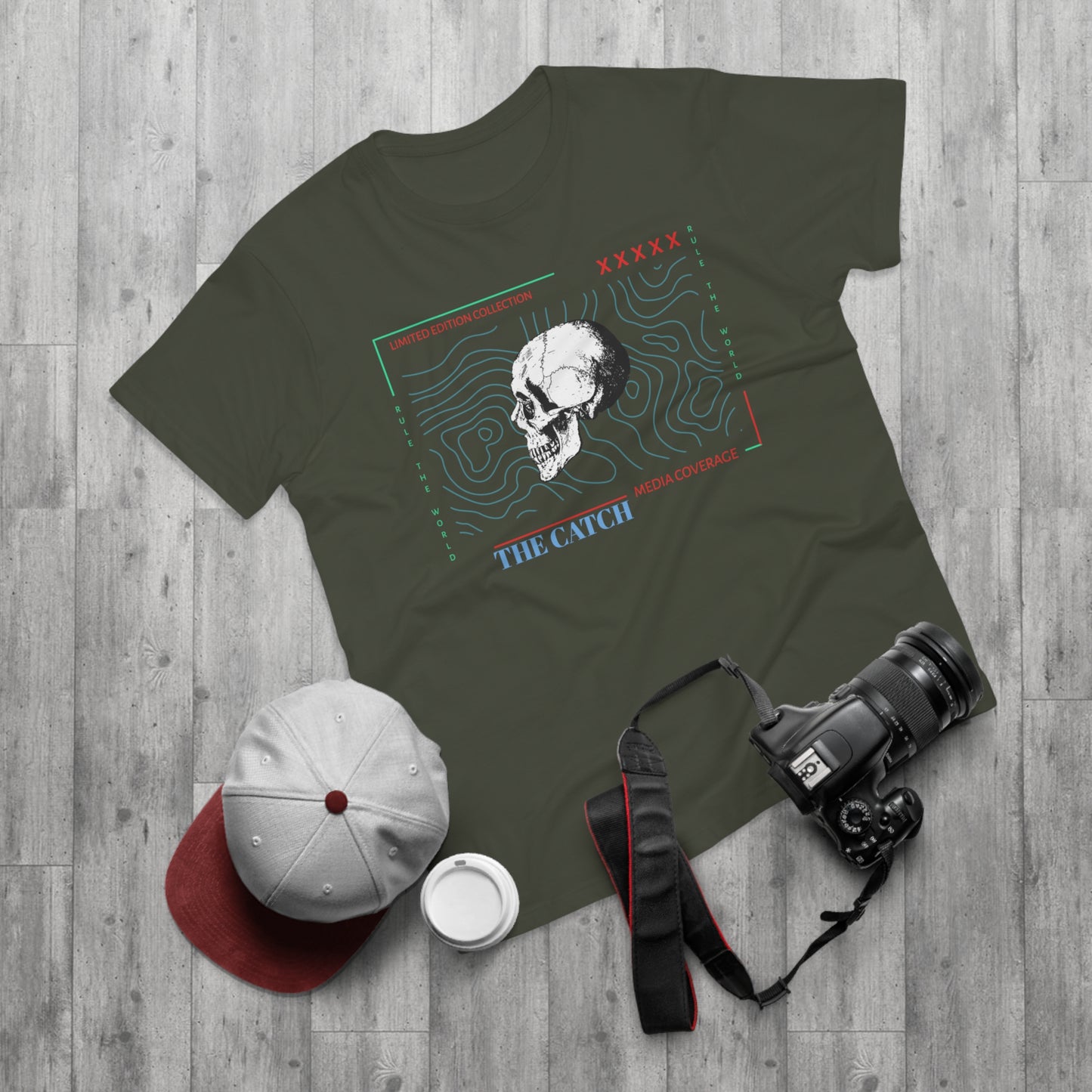 Limited Edition Skull Graphic Men's T-Shirt - The Catch Media Coverage