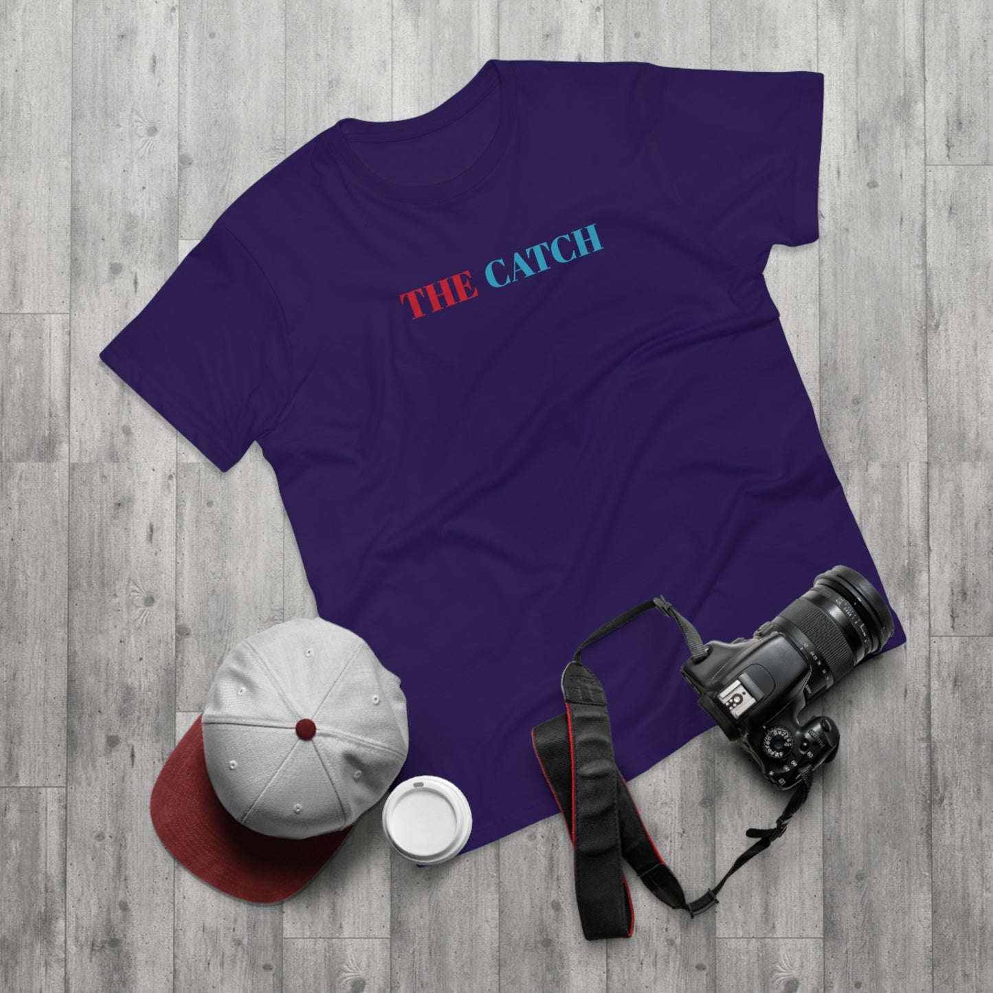 Men's Graphic T-Shirt - "The Catch" with Skull Design