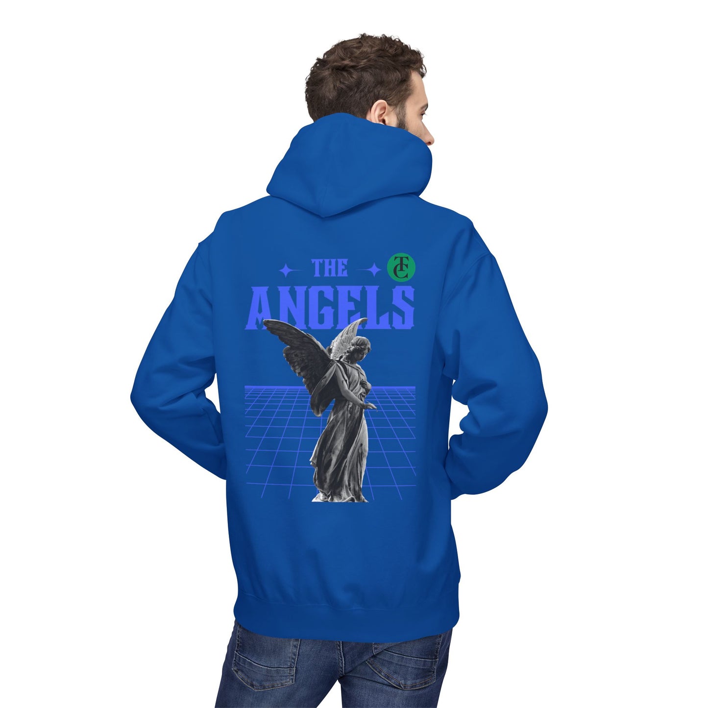 Angels Graphic Hoodie -Midweight Softstyle Fleece for Casual Comfort