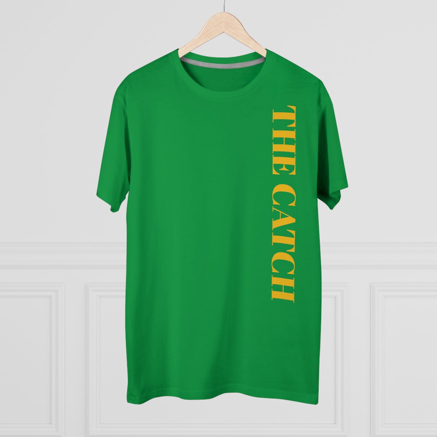 Men's Modern-fit Tee - 'The Catch' Graphic Tee with 'Reincarnation' Design