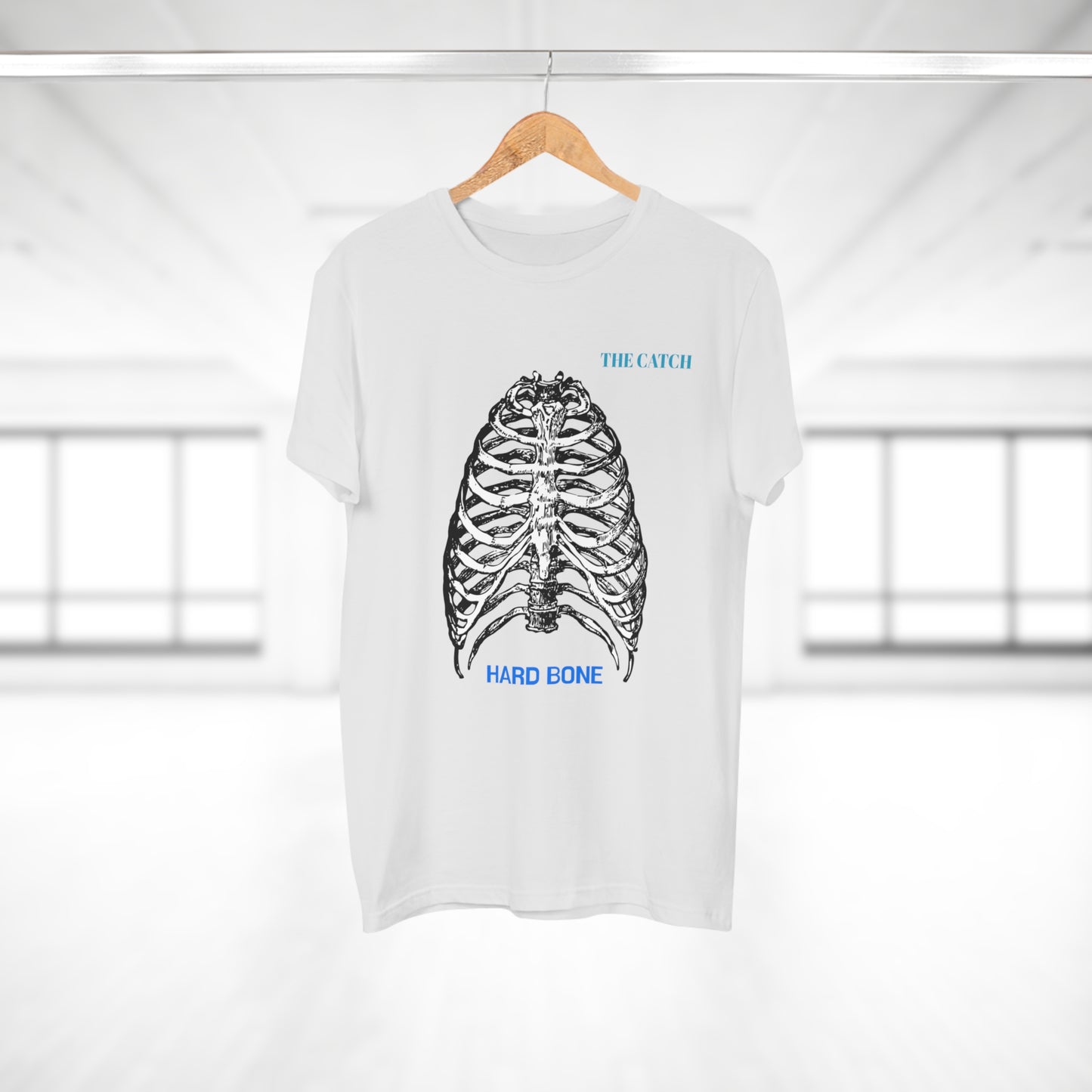 Men's Graphic T-Shirt - "Hard Bone" Rib Cage Design