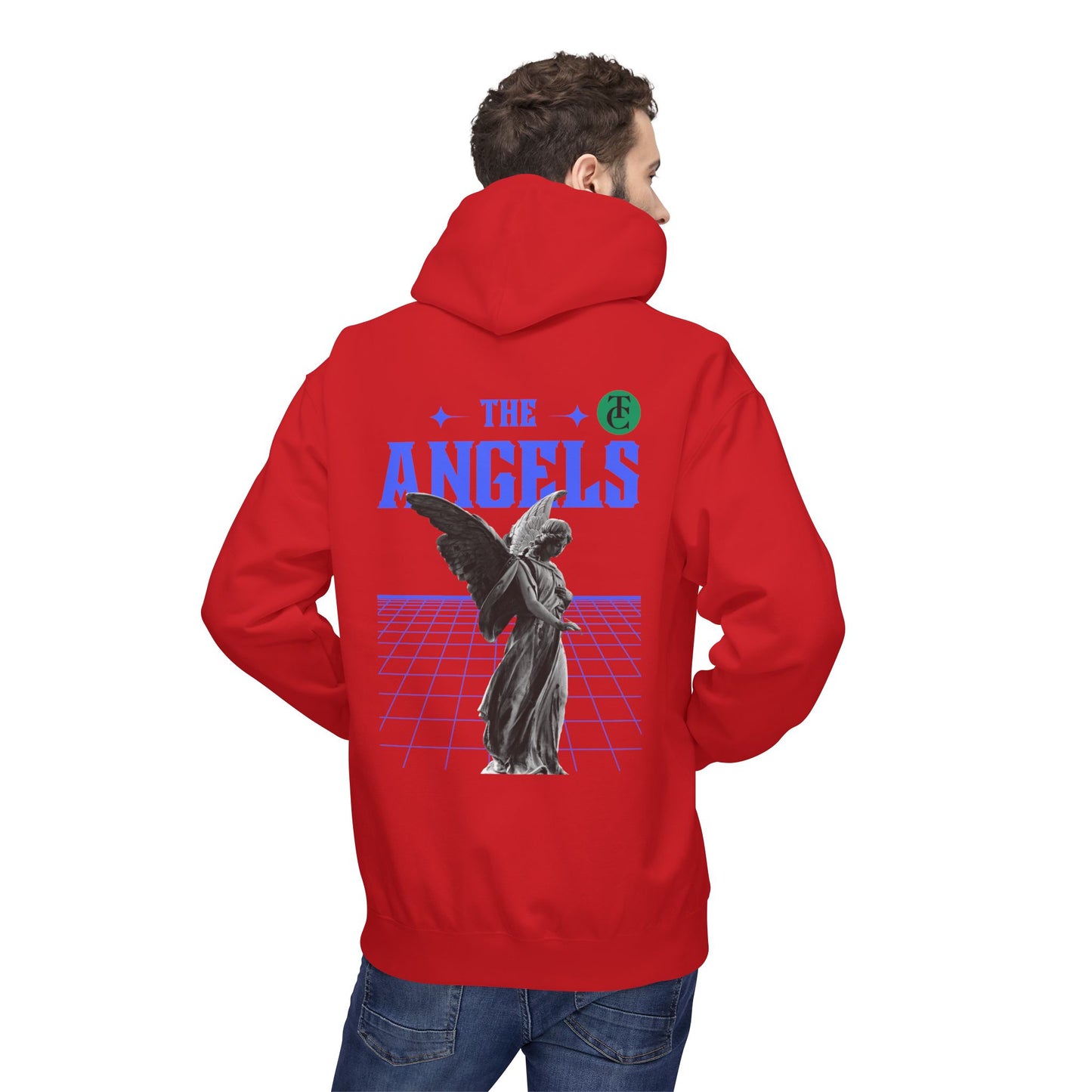 Angels Graphic Hoodie -Midweight Softstyle Fleece for Casual Comfort