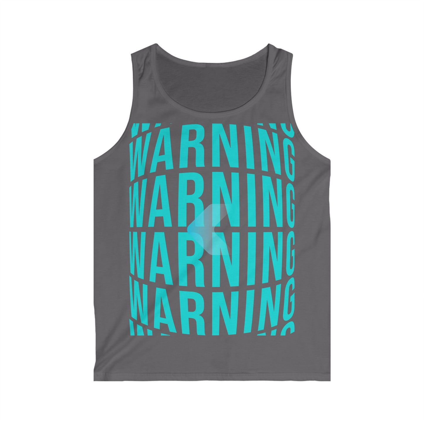 Men's Warning Graphic Tank Top - Casual Summer Style - THE CATCH