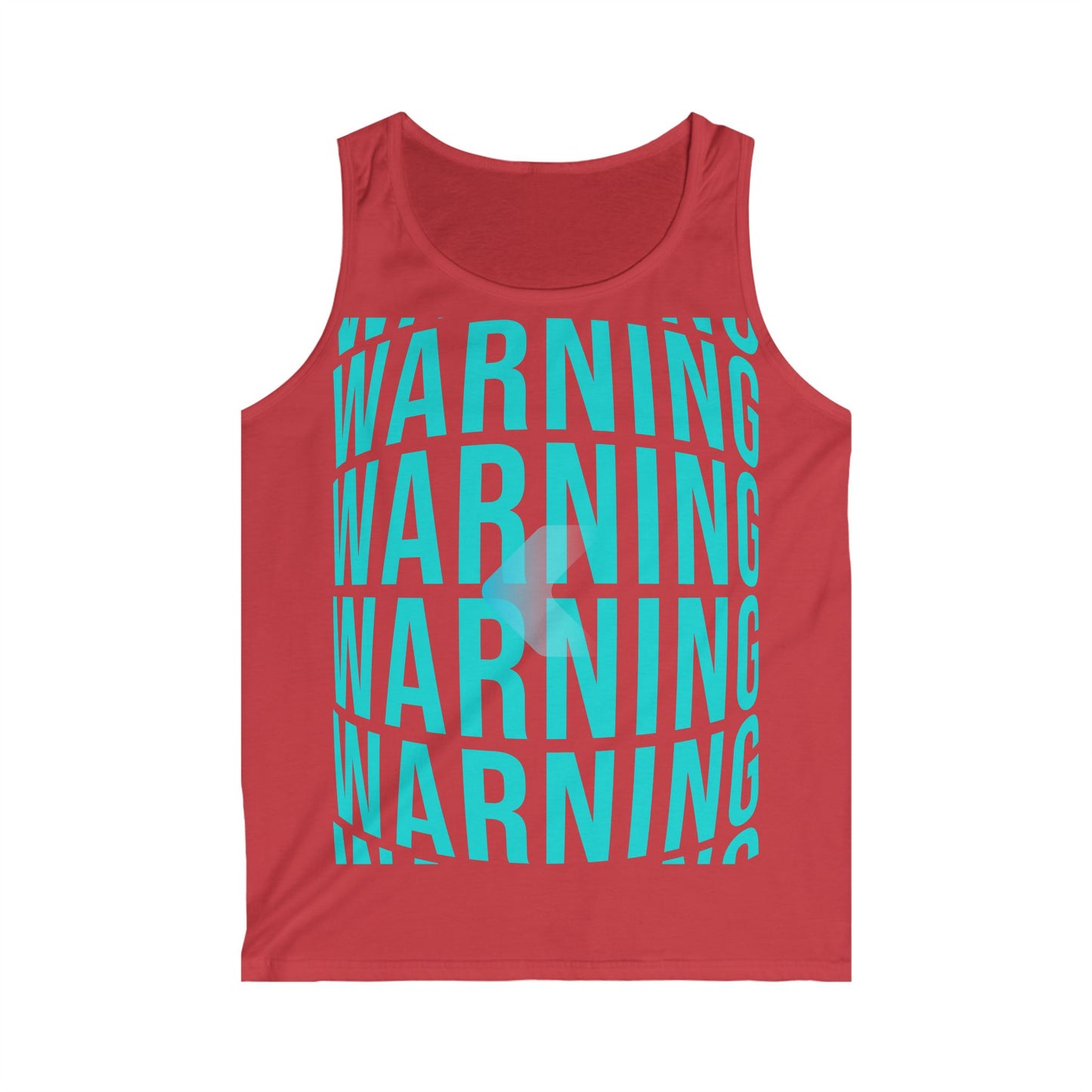 Men's Warning Graphic Tank Top - Casual Summer Style - THE CATCH