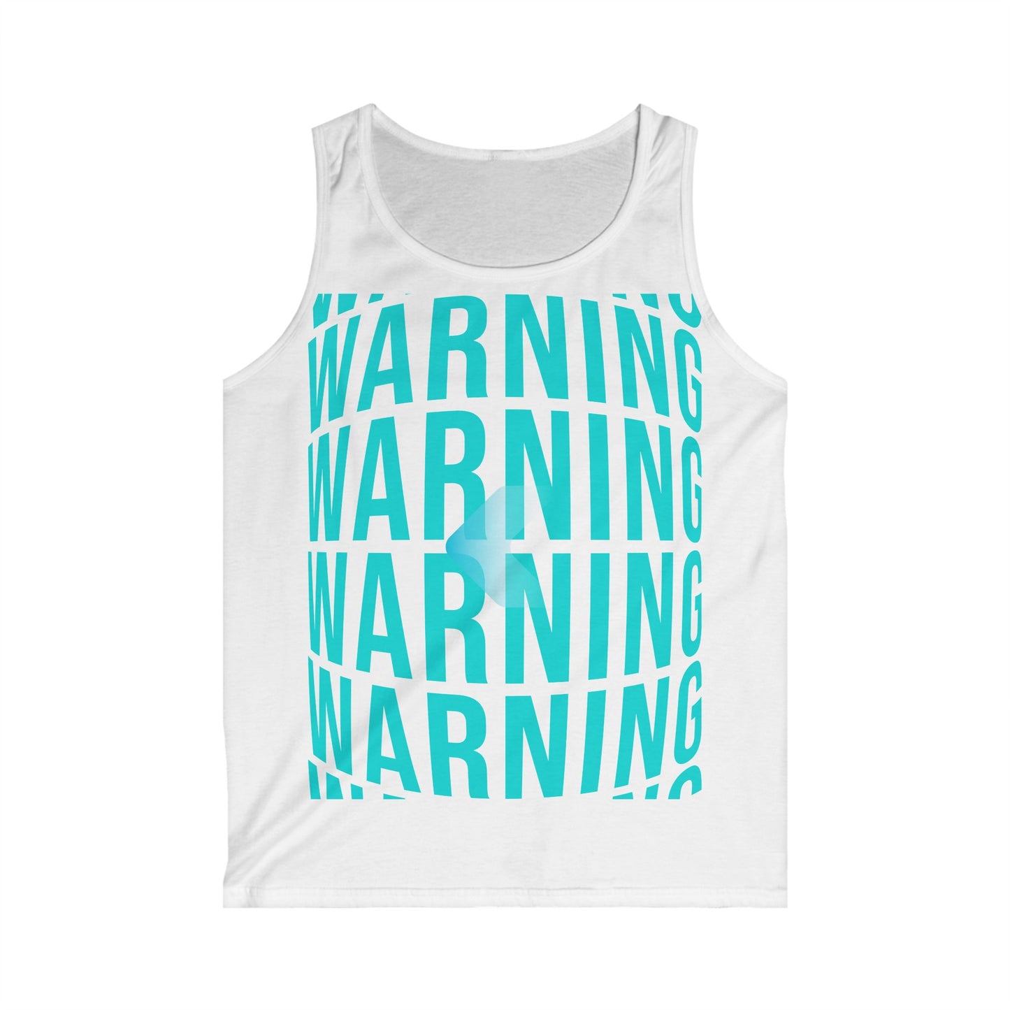 Men's Warning Graphic Tank Top - Casual Summer Style - THE CATCH